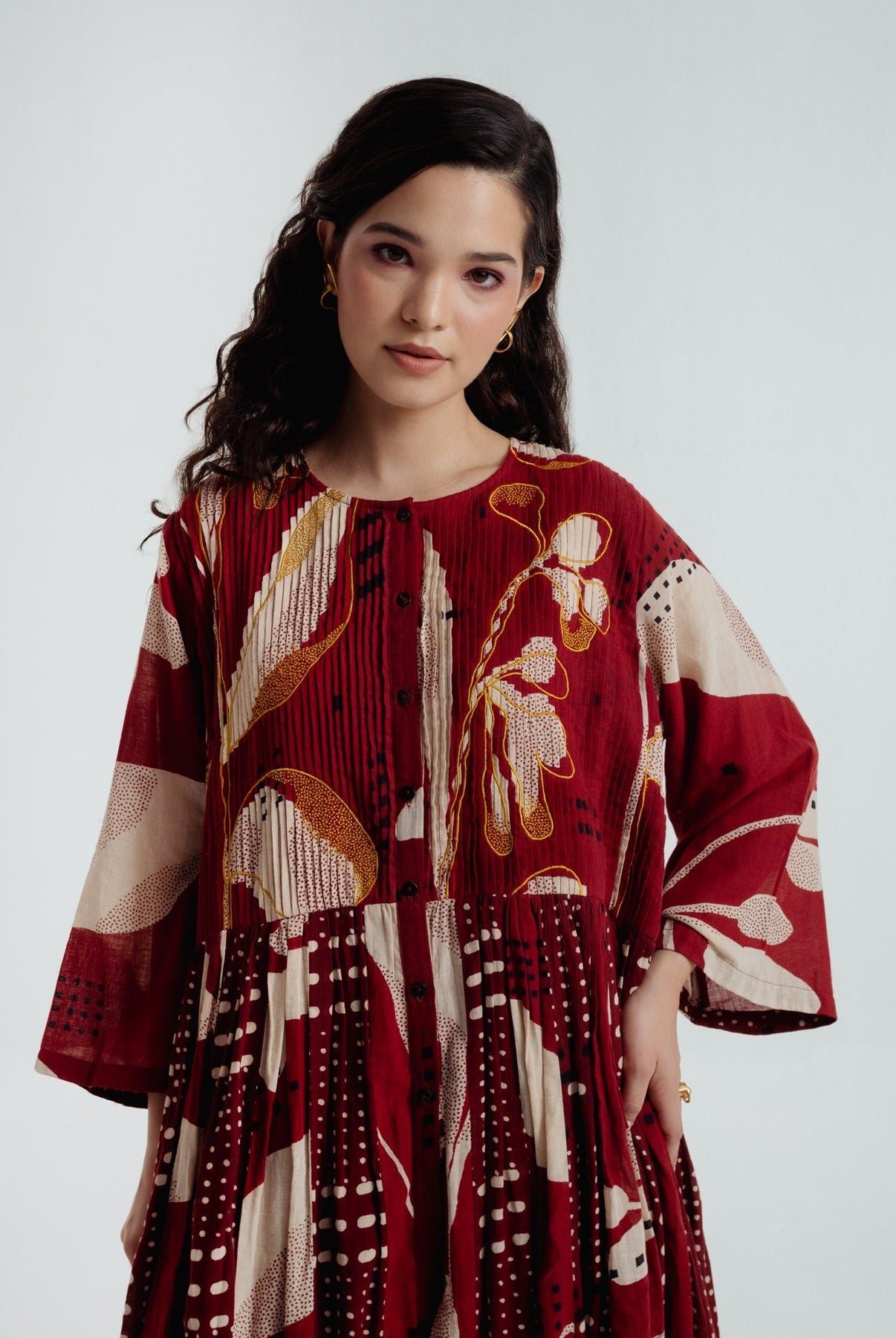 Madder Jacket Dress - CiceroniDressesRias Jaipur