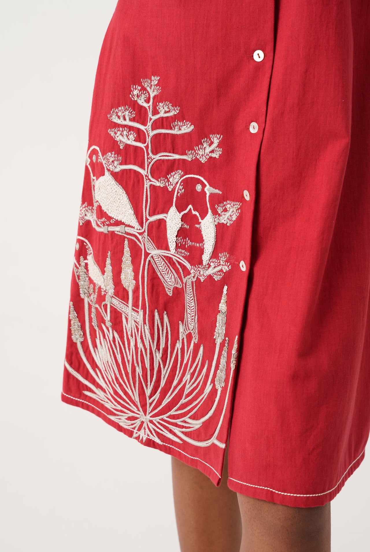 Madder Taiwo - Embroidered Shirt Dress - CiceroniDressesMadder Much