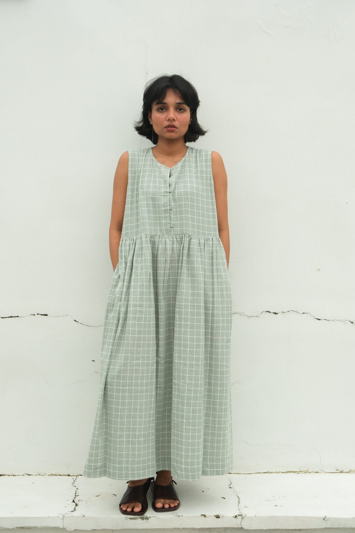 Madras Flair Dress - CiceroniDresseswith N.