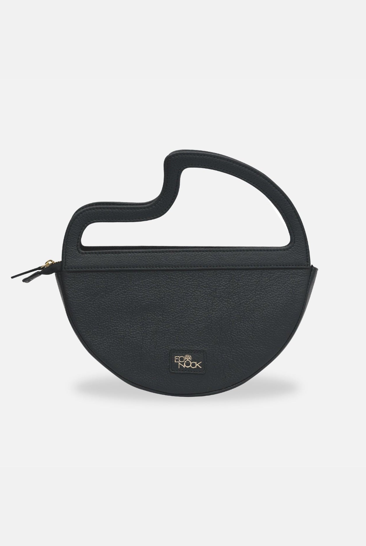 Maeve Crescent Clutch in Black - CiceroniClutchEconock