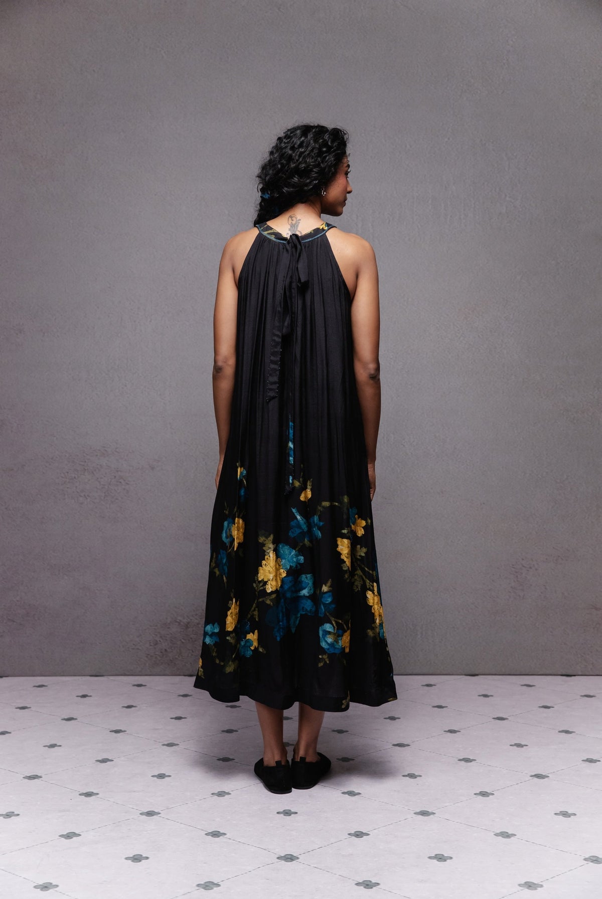 Malaiya Dress in Black - CiceroniDressesSubbah