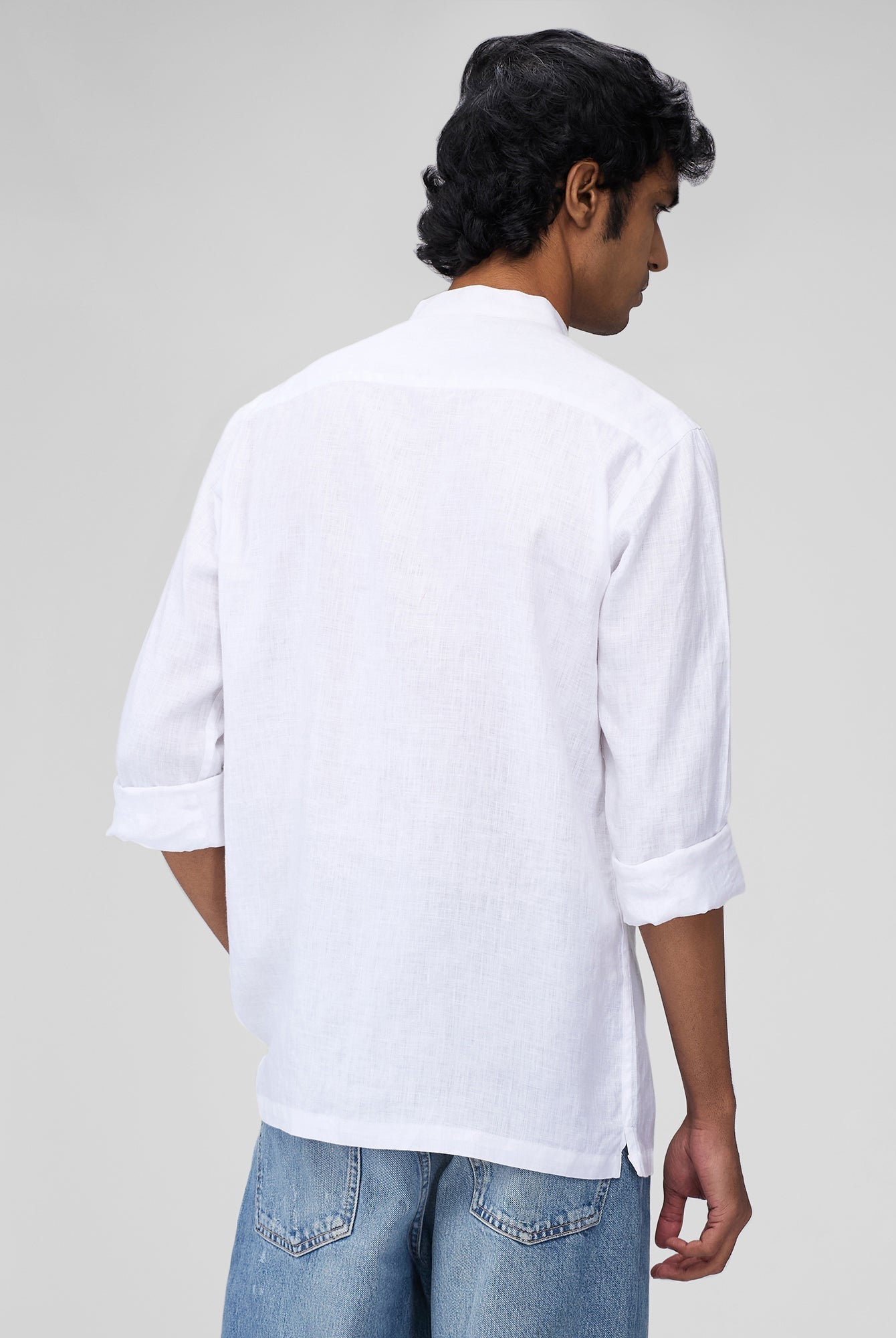 Mandarin 100% Linen Shirt - CiceroniMen Shirtsbhrāta