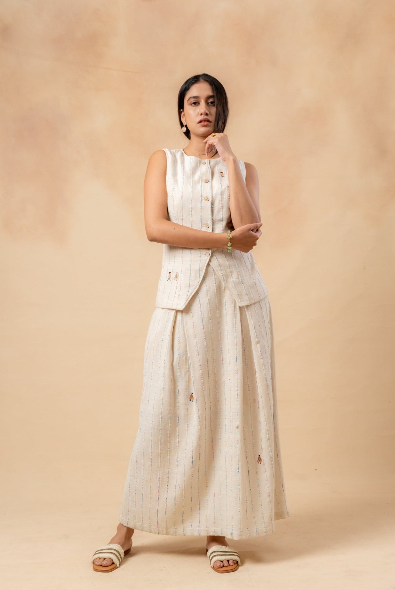 Margret Upcycled Cotton Skirt - CiceroniSkirtsDoodlage