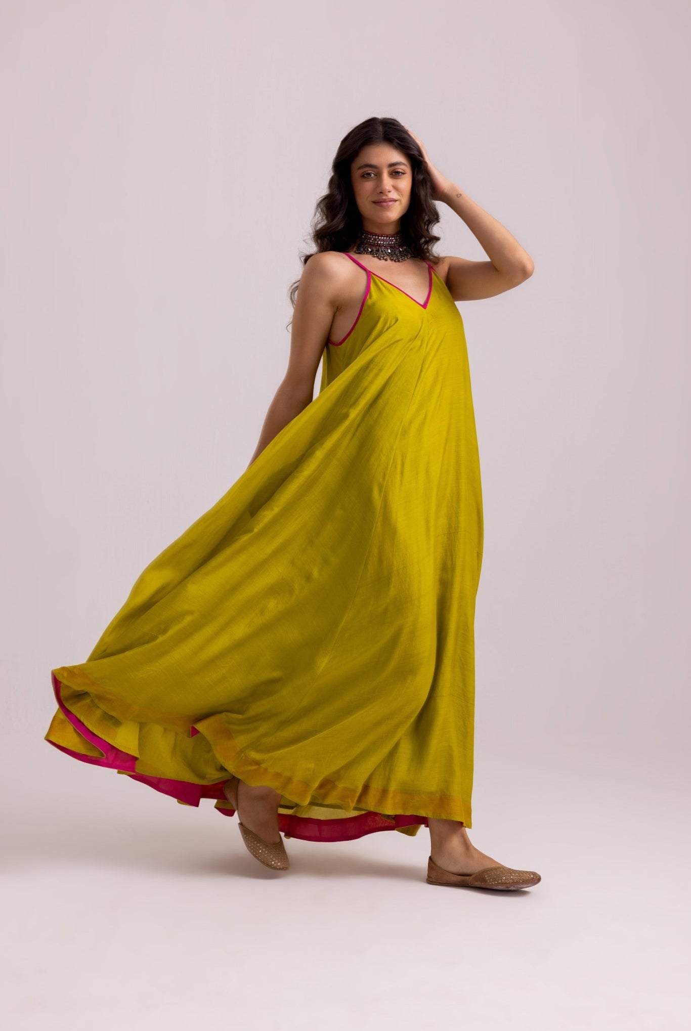 Maria Dress - Green - CiceroniDressesLabel Shreya Sharma