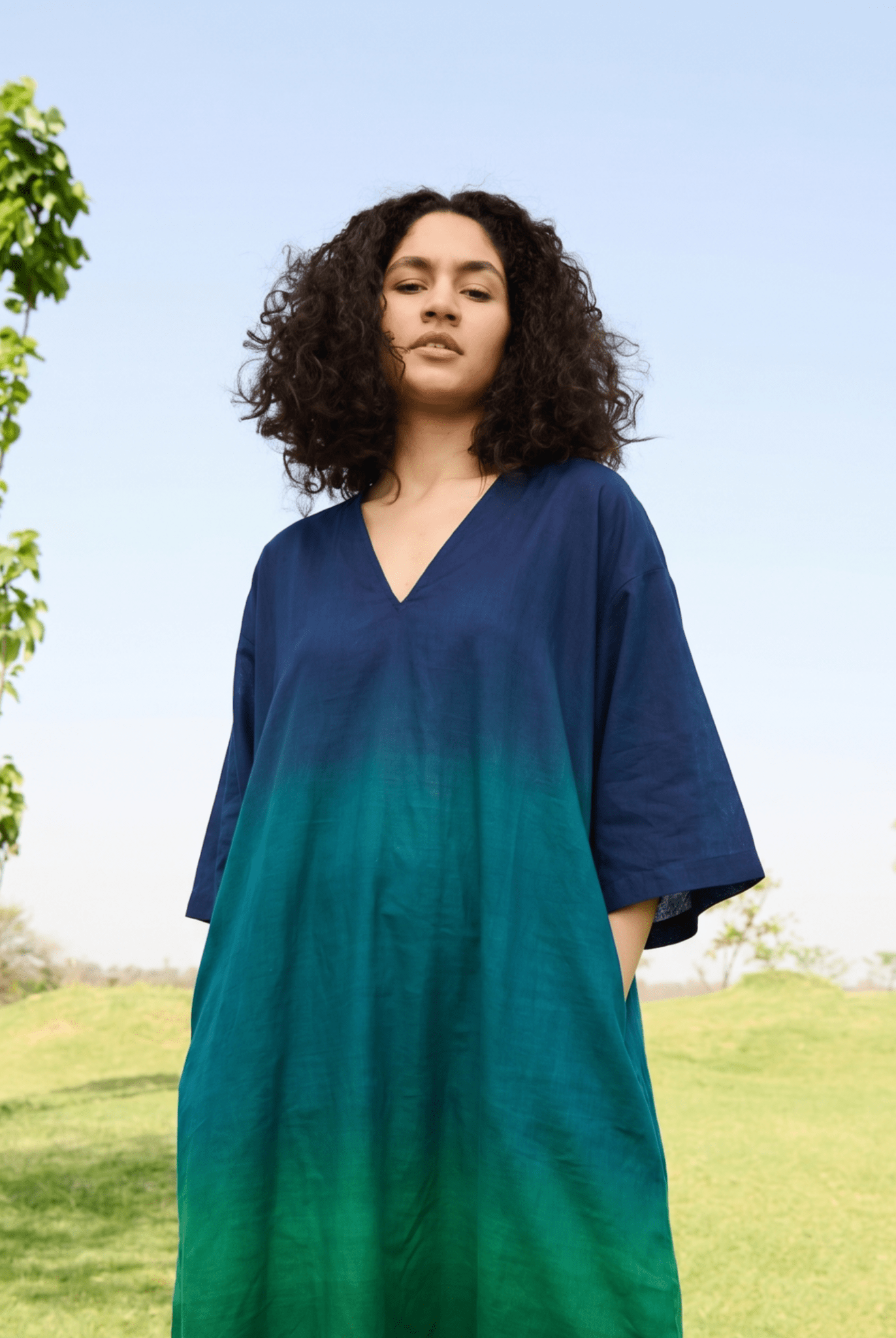 Marie Dress - Blue Green Ombre - CiceroniDressesRAAS Life