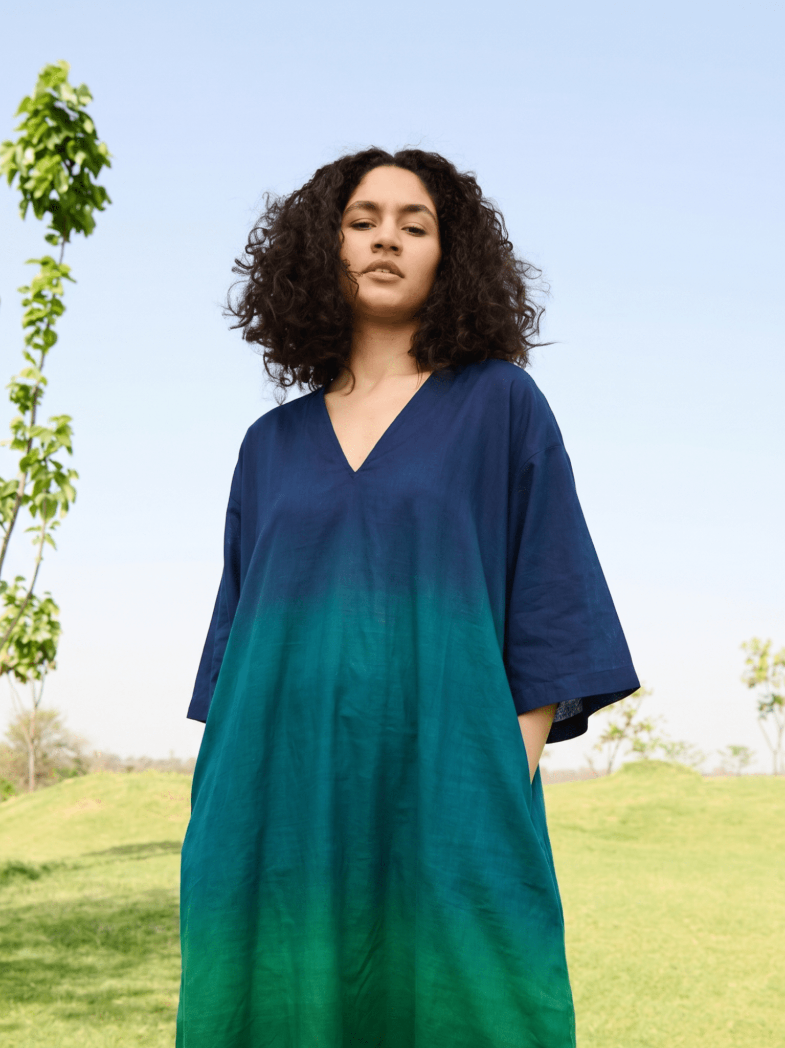 Marie Dress - Blue Green Ombre - CiceroniDressesRAAS Life