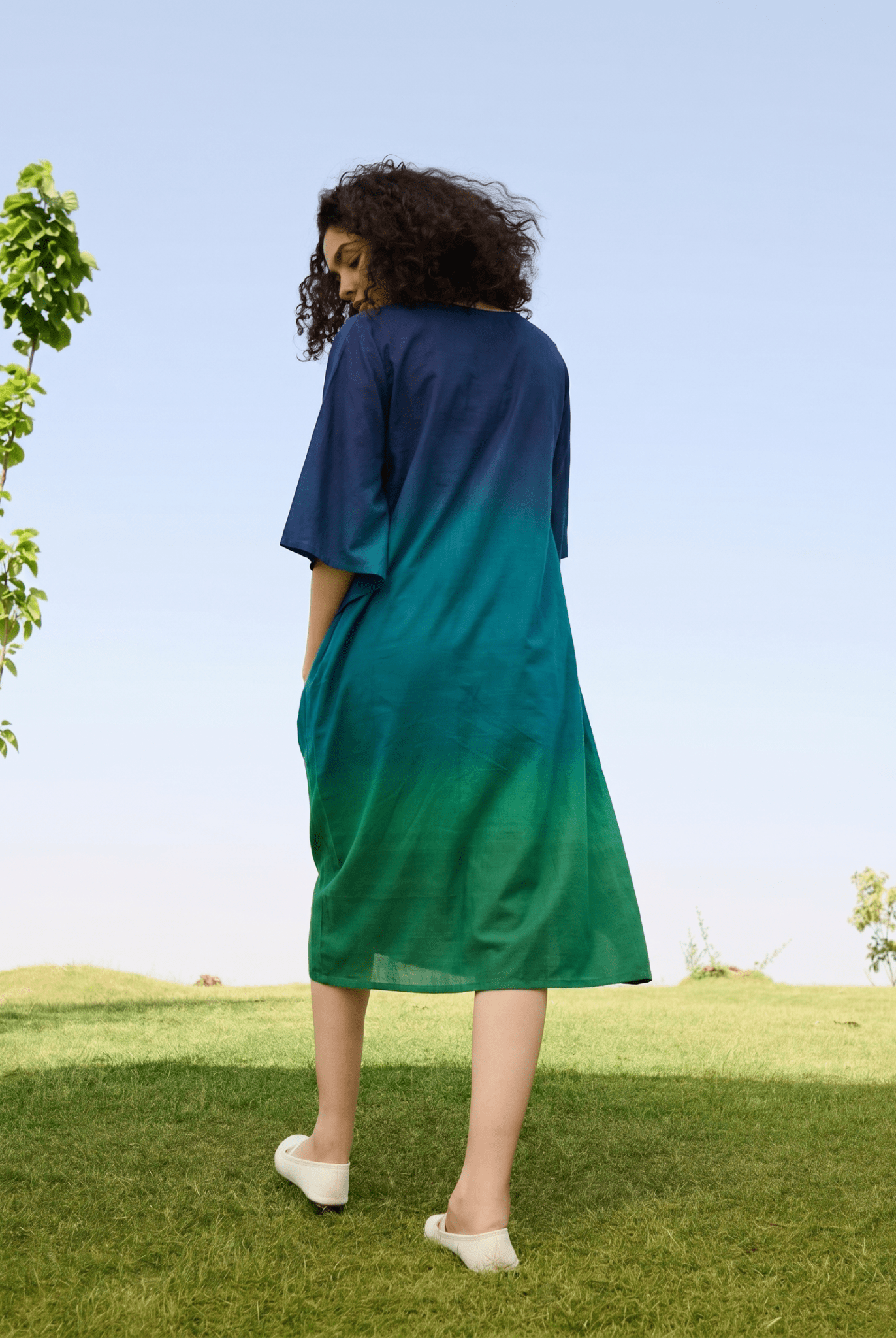 Marie Dress - Blue Green Ombre - CiceroniDressesRAAS Life