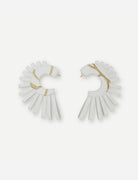 Marina Hoops in Ivory - CiceroniEarringsEconock