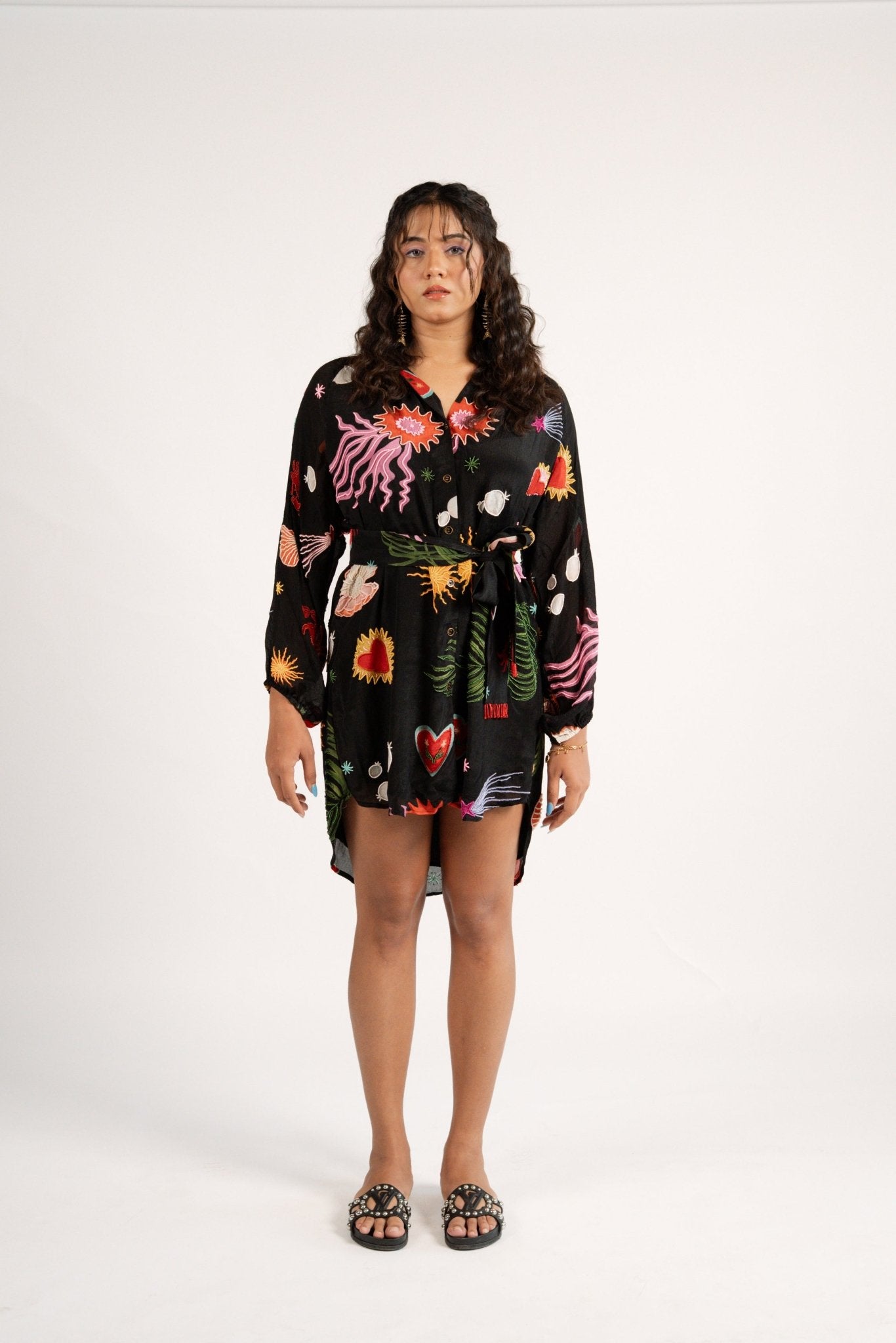 Marine Shirt Dress - CiceroniDressesLabel Sugar