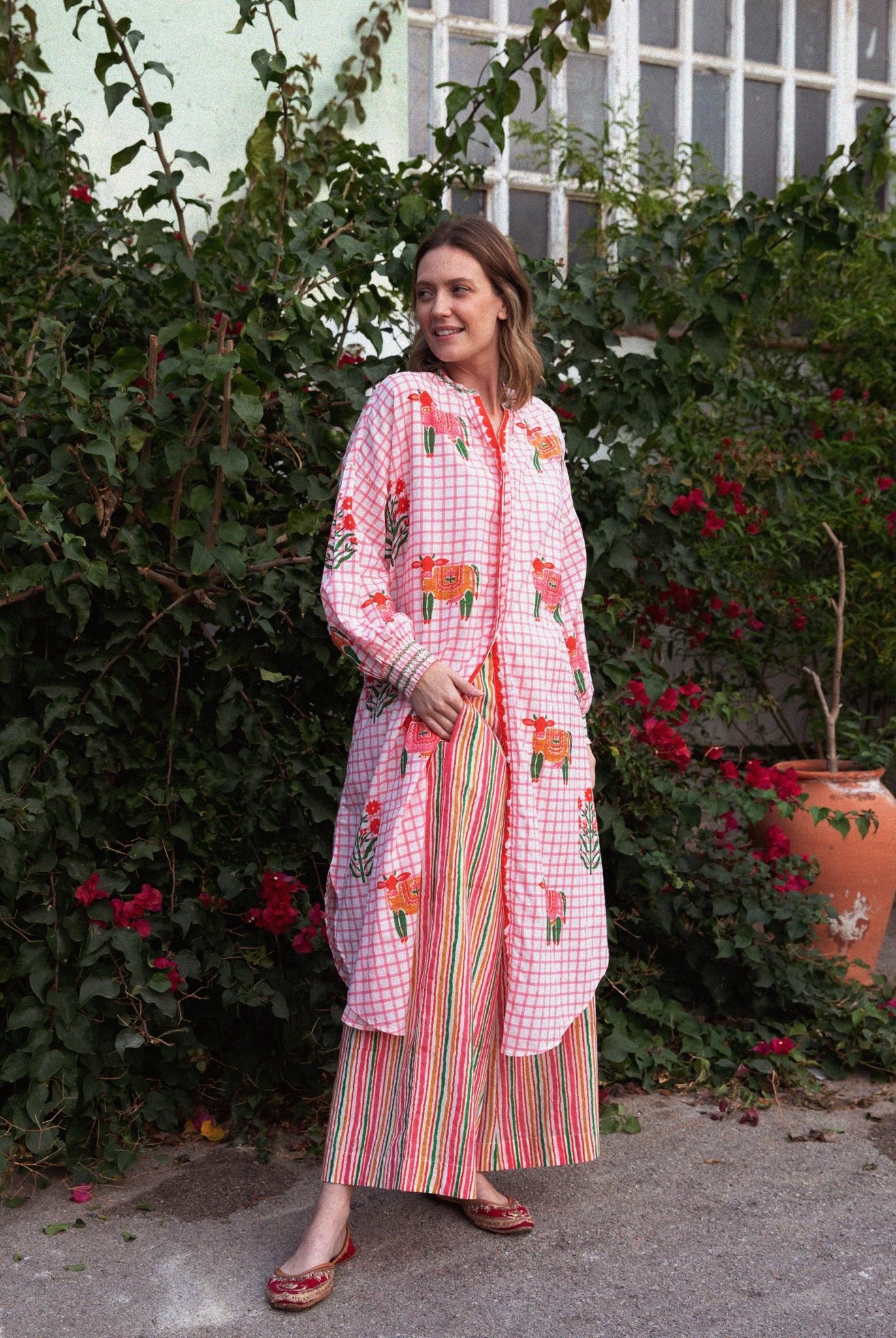 Marissa Pants - Joy Stripes - CiceroniPantsThe Raw India
