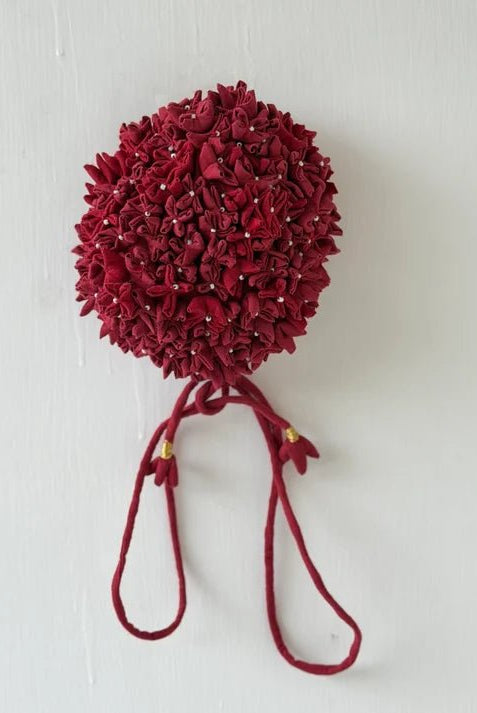 Maroon Mogra Bun - CiceroniHair AccessoriesBy Nirjari