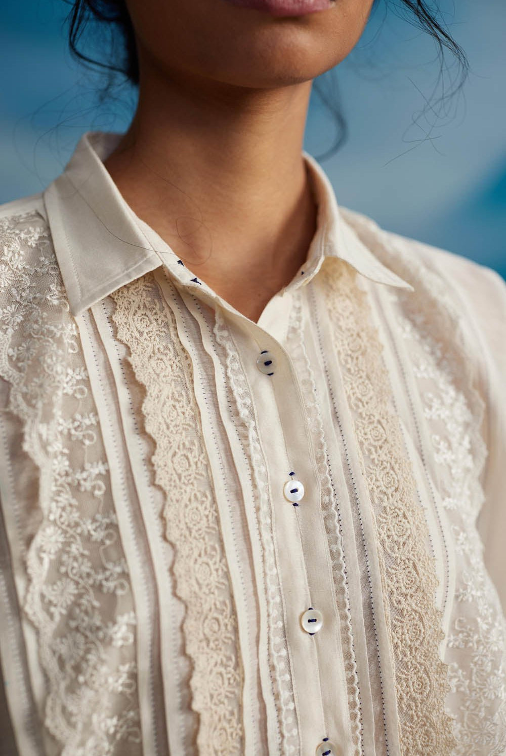 Marrila Dolman Lace Shirt - CiceroniShirtsAhmev