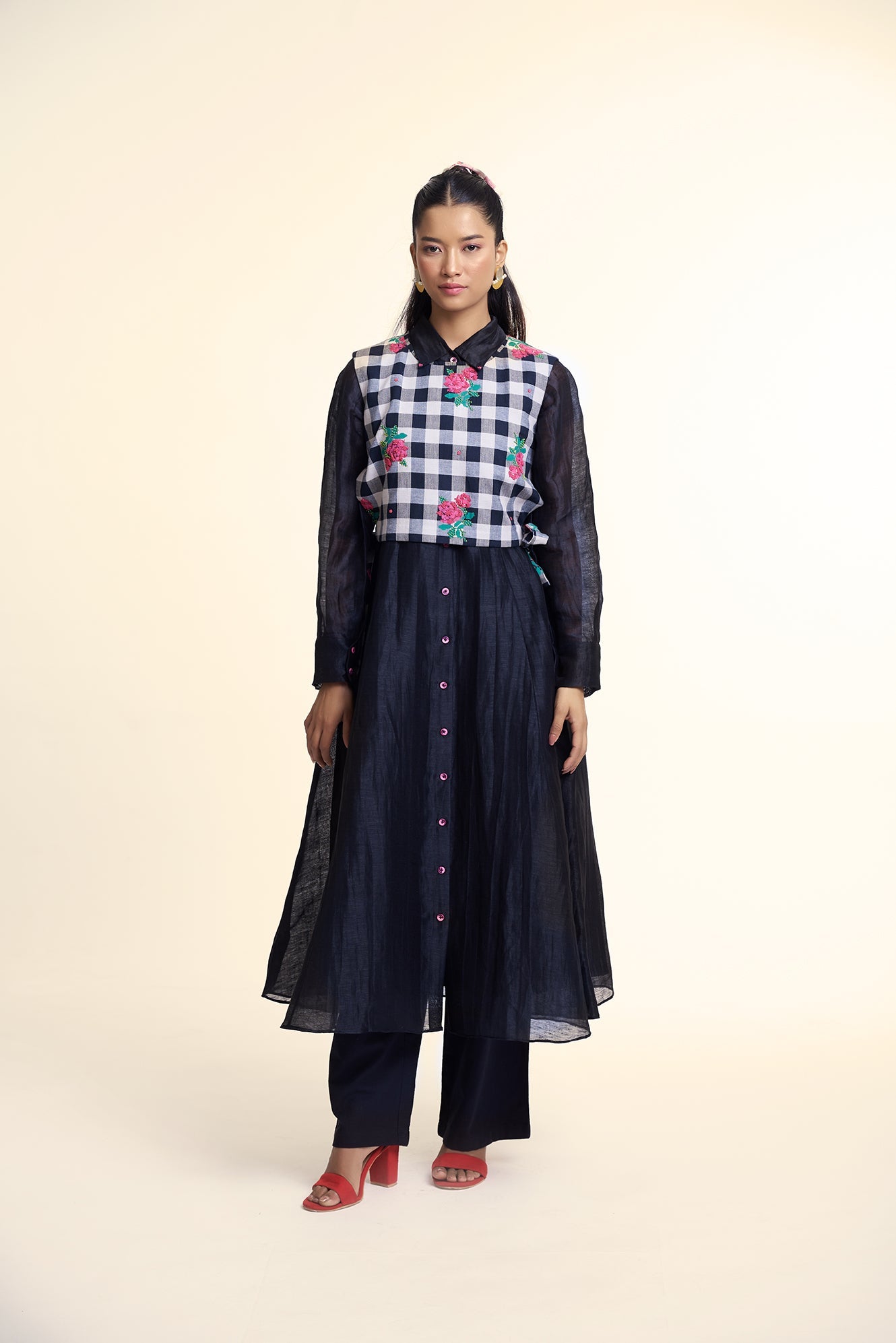 Mary Set - Black - CiceroniKurta Set, Everyday WearGaach