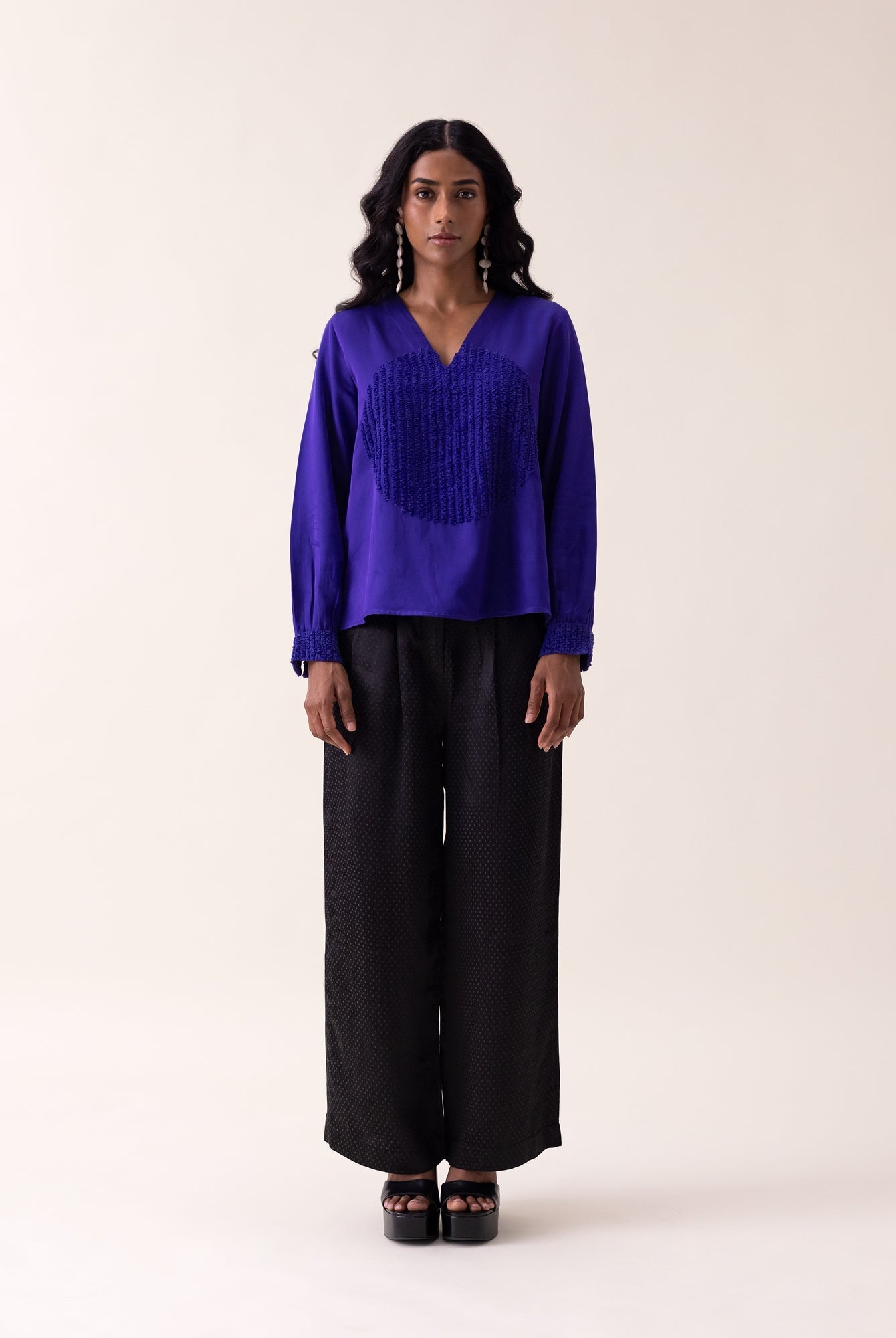 Masai Top - Blue - CiceroniTopsShades of India