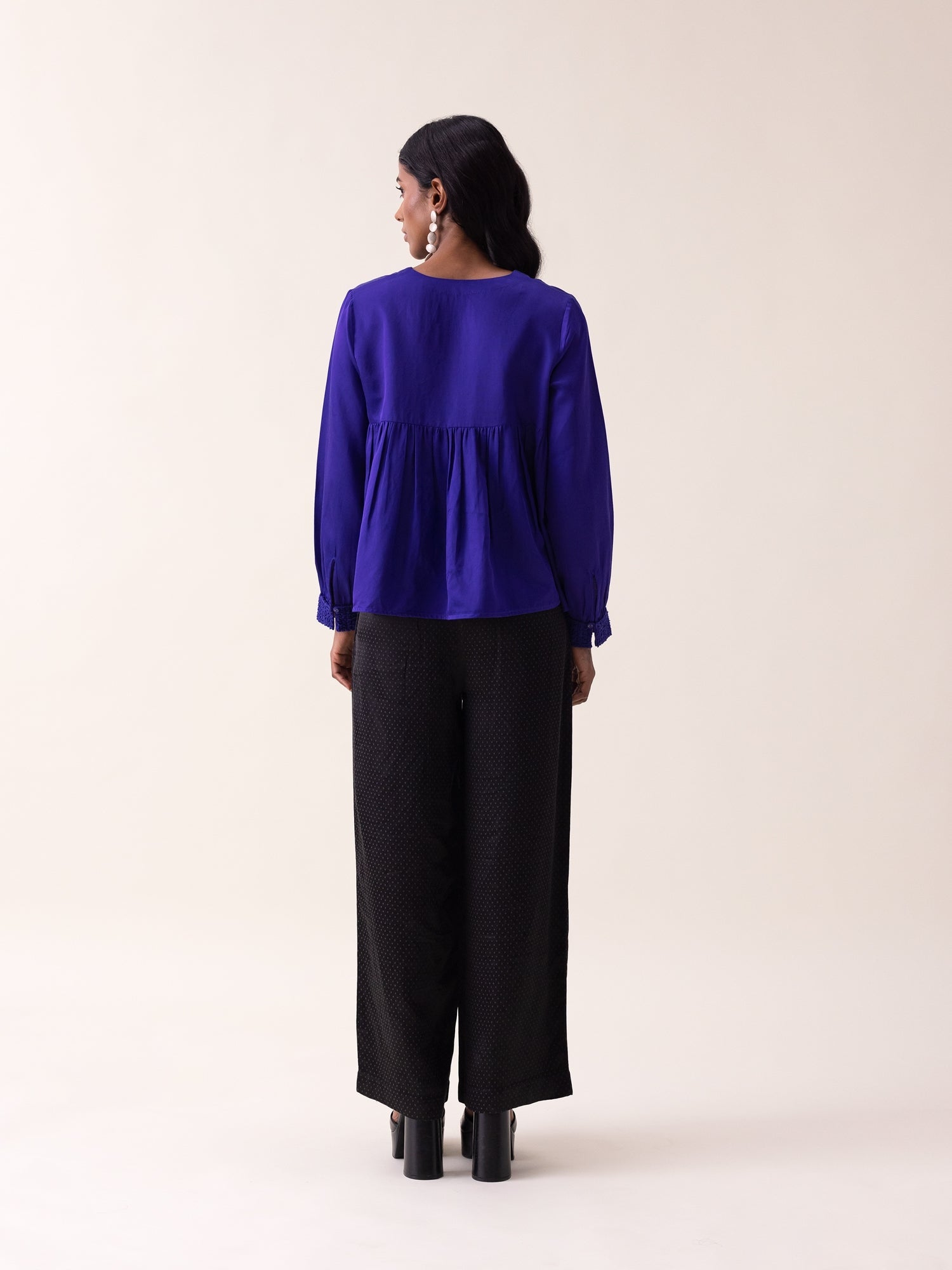 Masai Top - Blue - CiceroniTopsShades of India