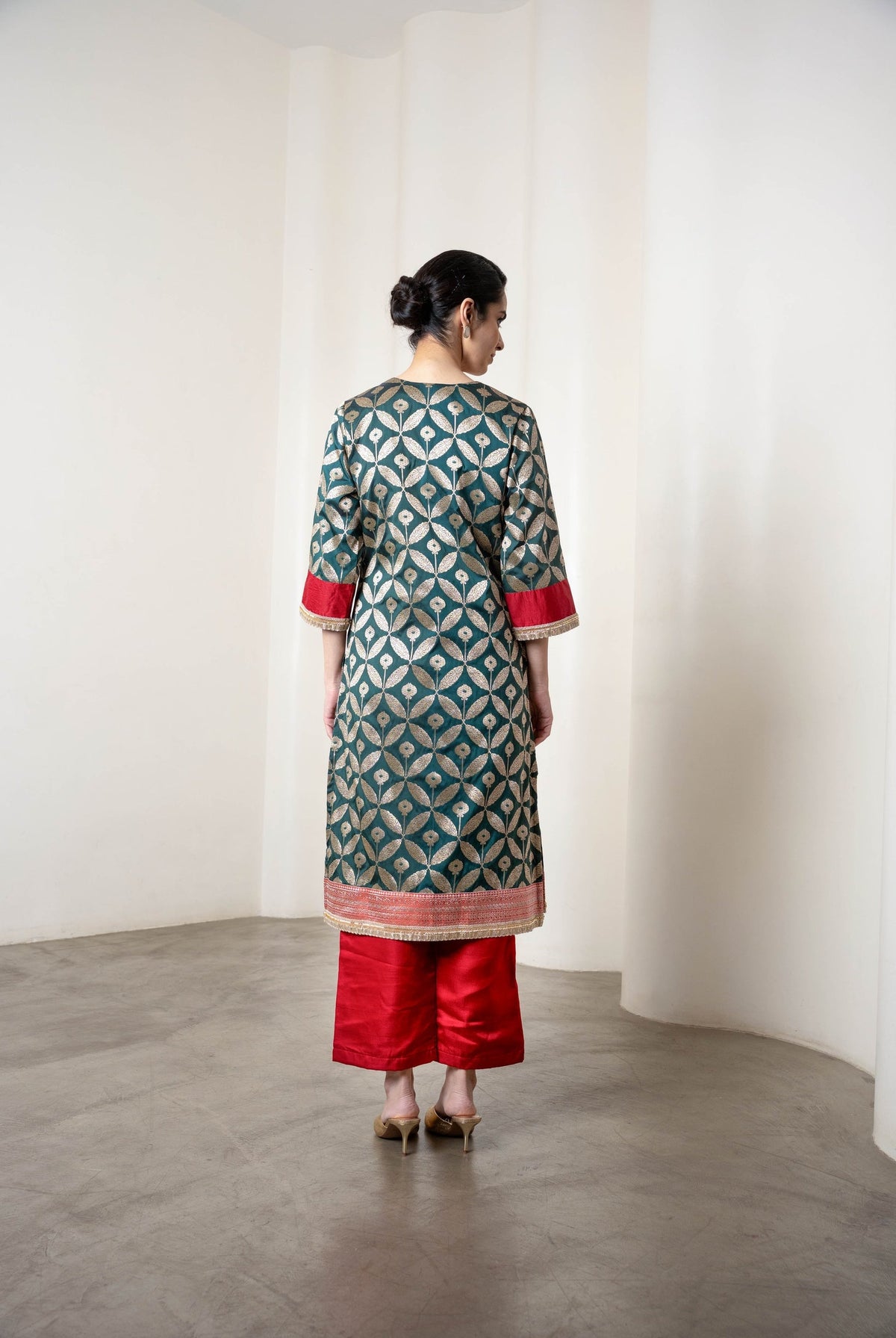 Masoom Kurta Set Green - CiceroniKurta Set, Festive WearShriya Singhi