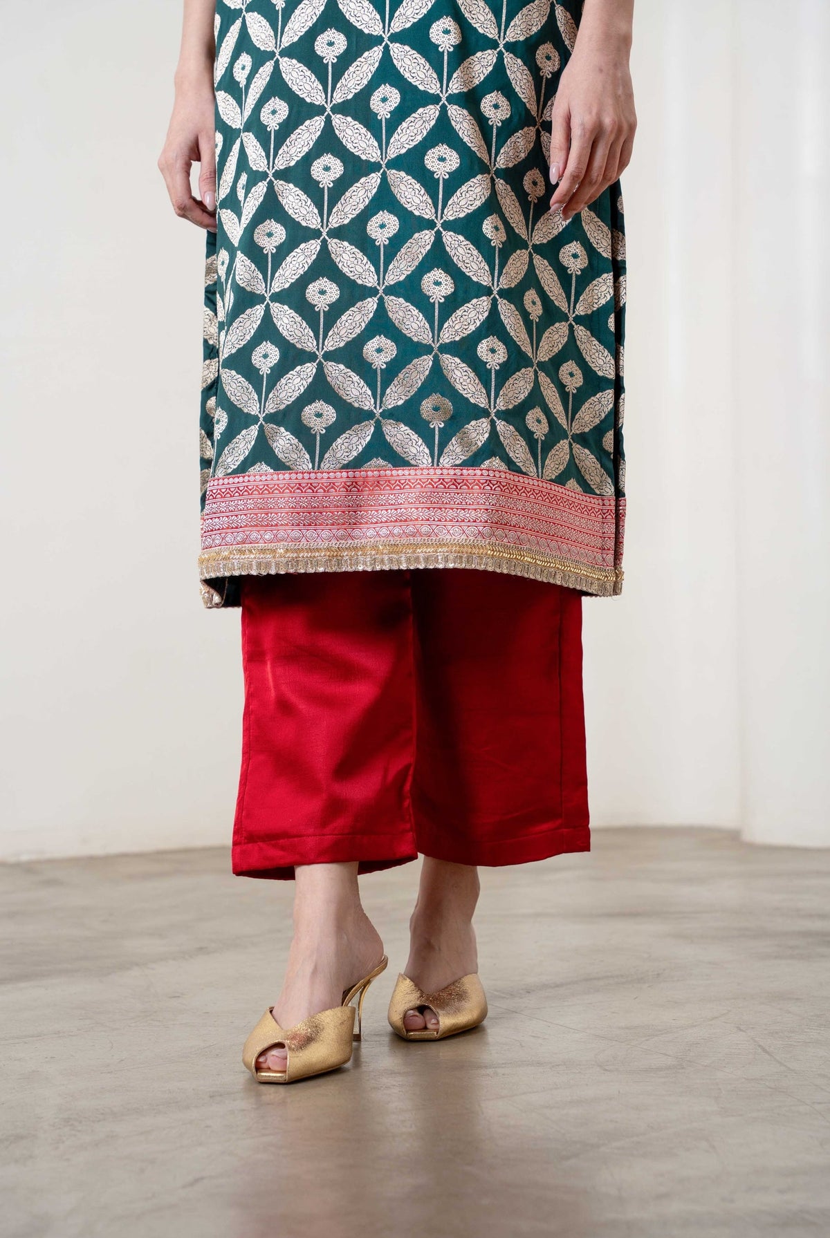 Masoom Kurta Set Green - CiceroniKurta Set, Festive WearShriya Singhi