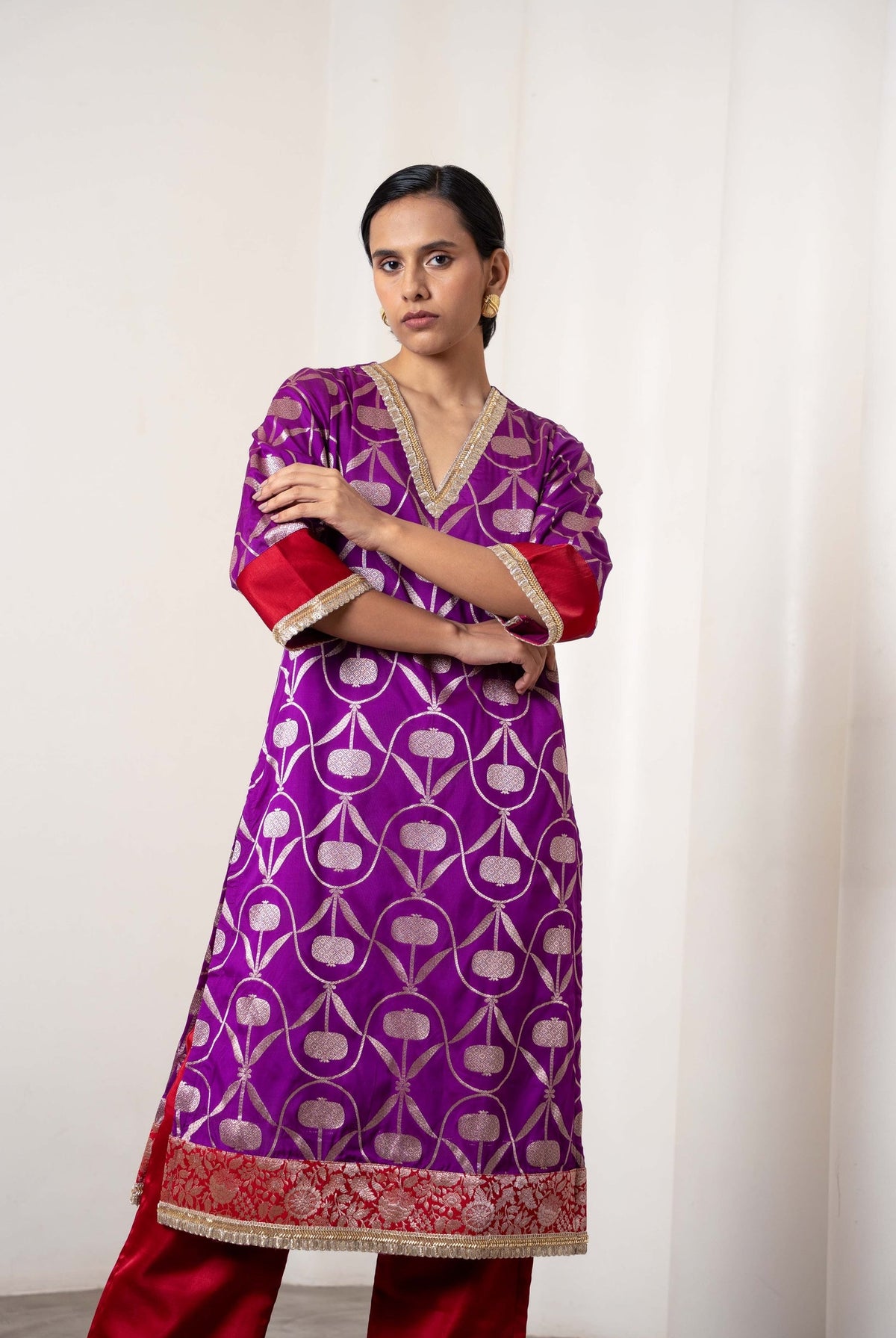 Masoom Kurta Set Purple - CiceroniKurta Set, Festive WearShriya Singhi