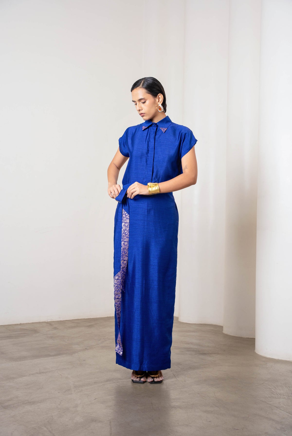 Maya Dress Blue - CiceroniDressesShriya Singhi