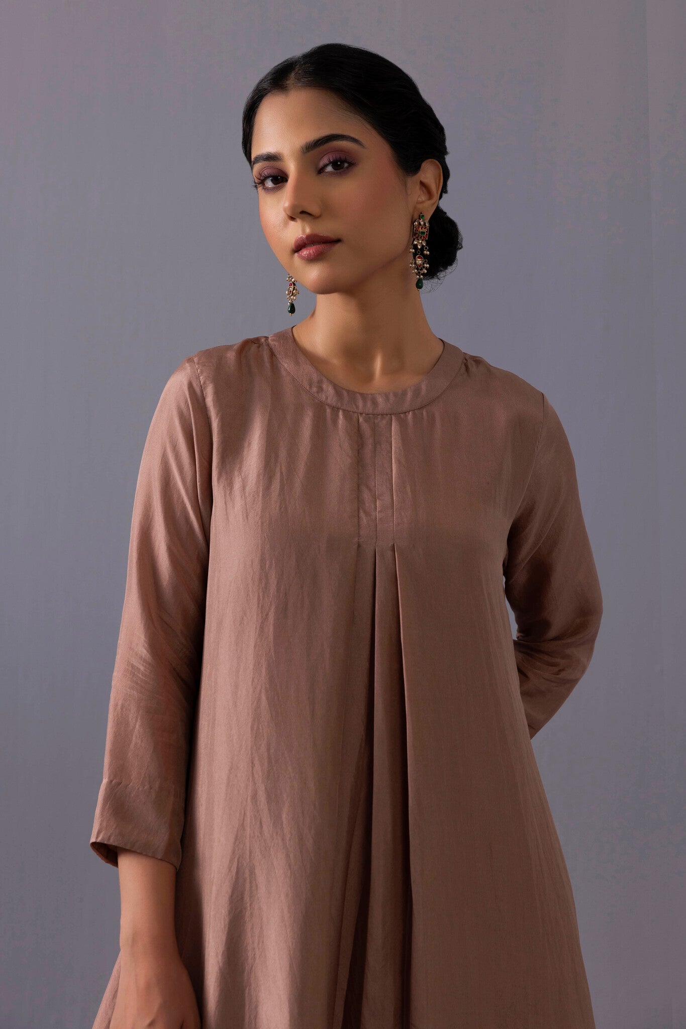 Maya Kurta Set - Brown - CiceroniKurta SetsLabel Shreya Sharma