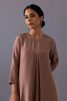 Maya Kurta Set - Brown - CiceroniKurta SetsLabel Shreya Sharma