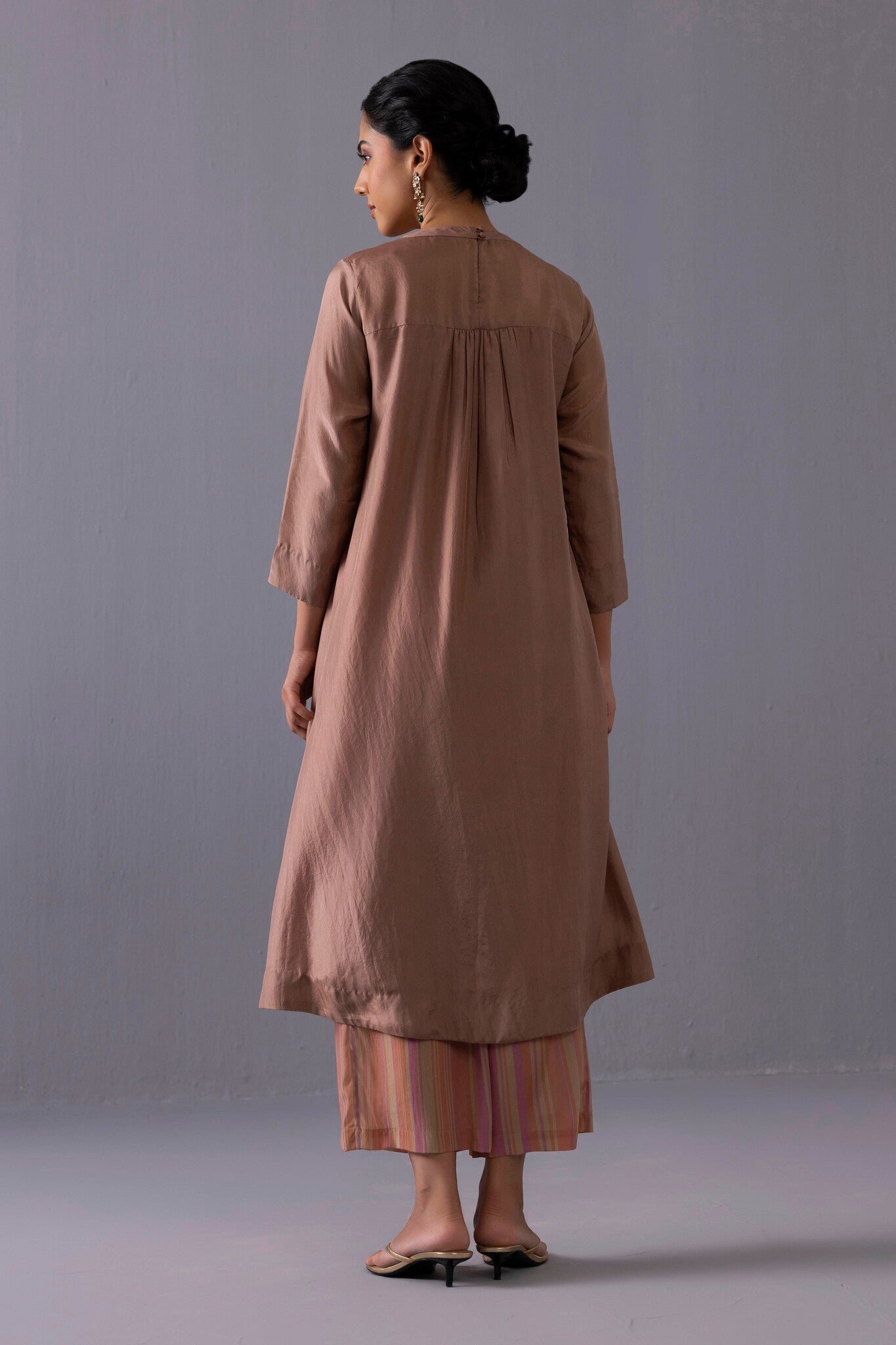 Maya Kurta Set - Brown - CiceroniKurta SetsLabel Shreya Sharma