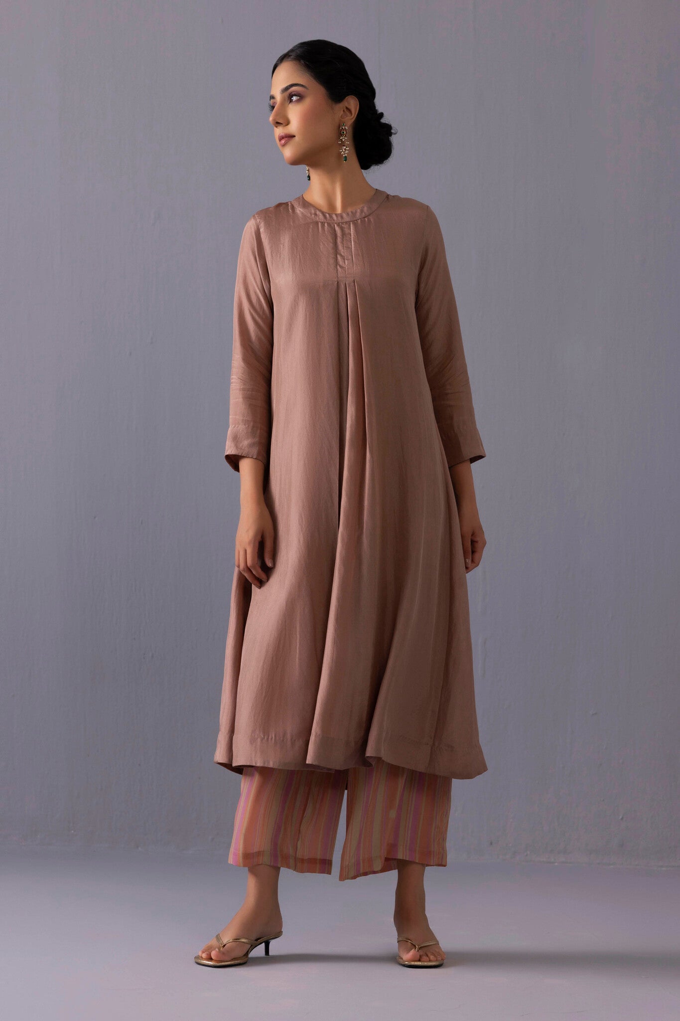 Maya Kurta Set - Brown - CiceroniKurta SetsLabel Shreya Sharma