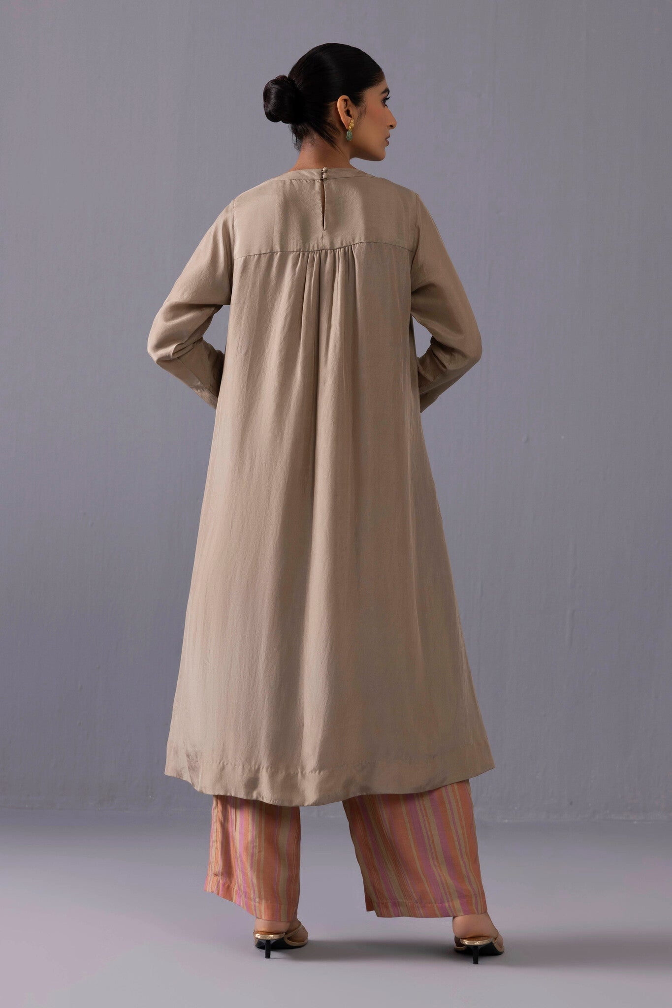 Maya Kurta Set - Grey - CiceroniKurta SetsLabel Shreya Sharma