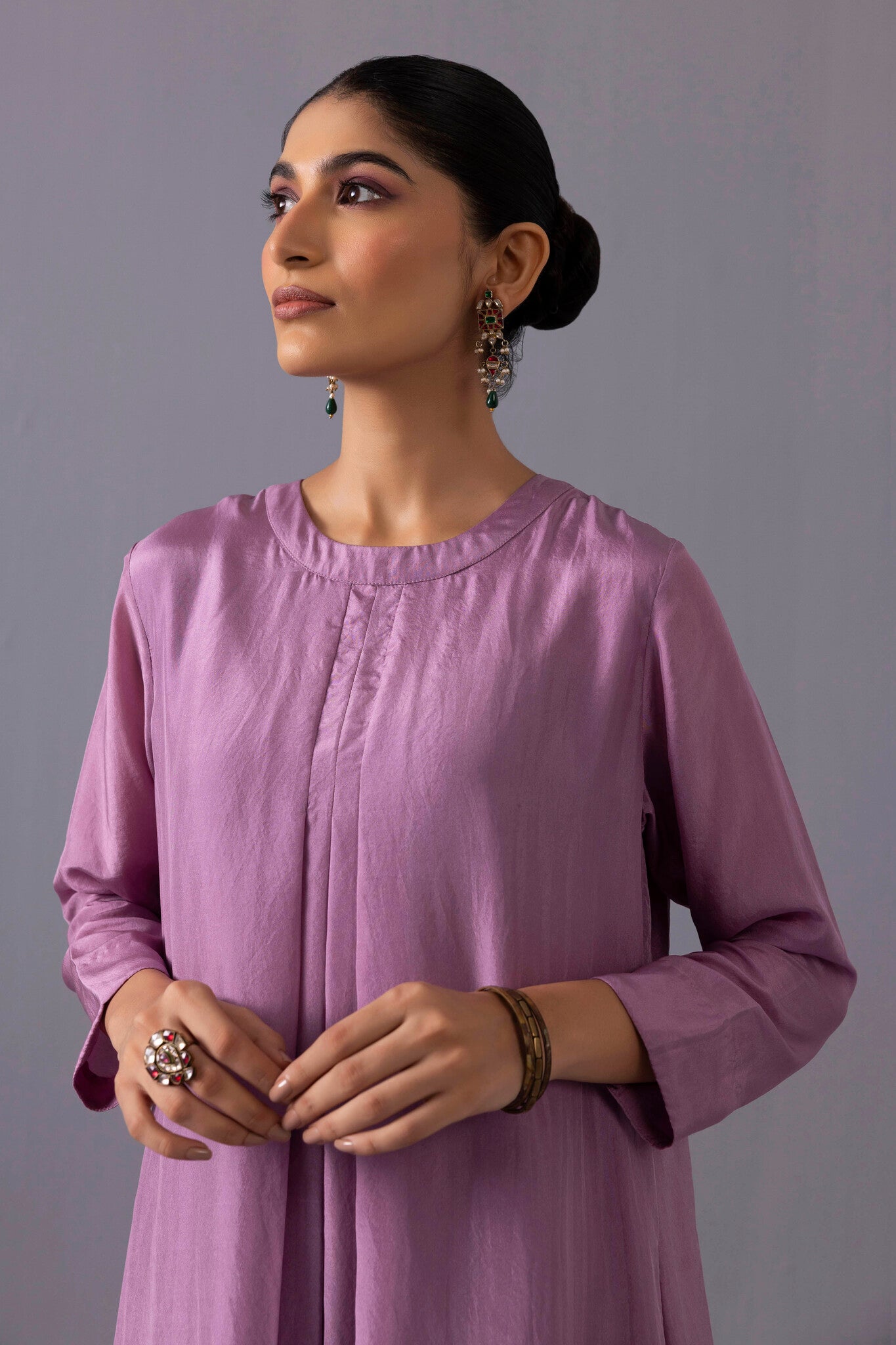 Maya Kurta Set - Purple - CiceroniKurta SetsLabel Shreya Sharma