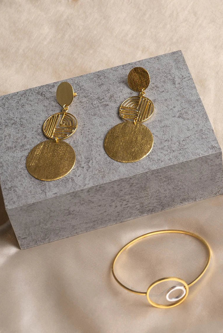 Maze Earrings - CiceroniEarringsMerald Curio