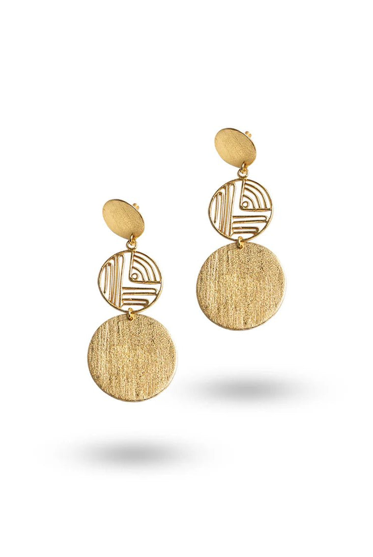 Maze Earrings - CiceroniEarringsMerald Curio