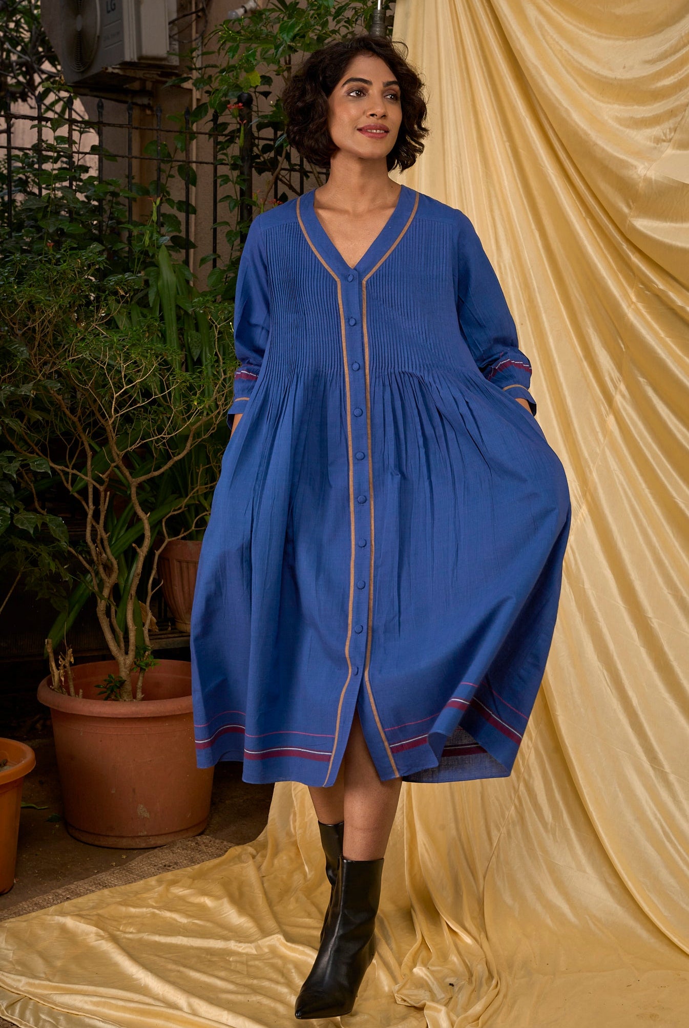 Meadow dress - Blue - CiceroniDressesAmbrosia
