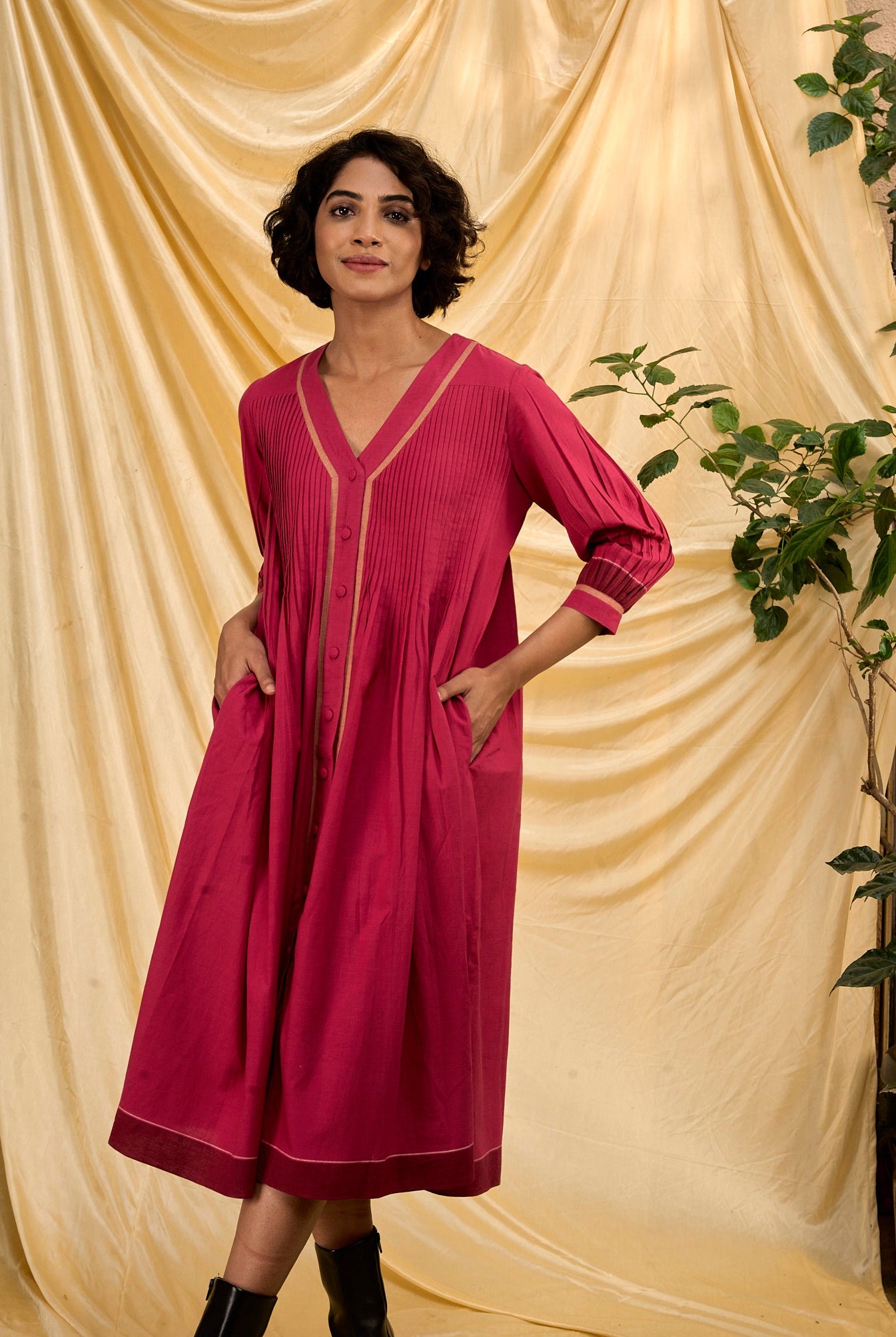 Meadow dress - Pink - CiceroniDressesAmbrosia