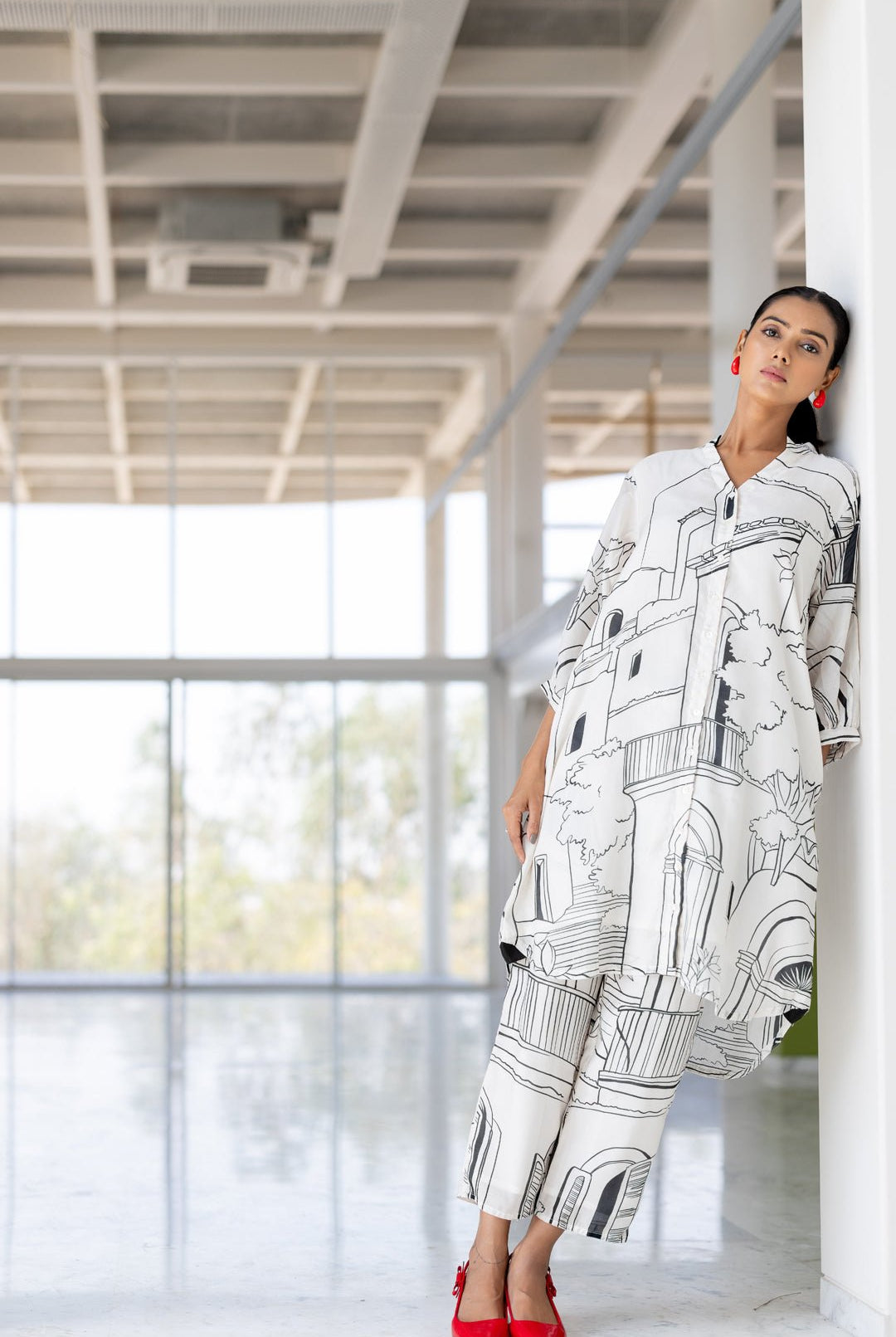 Mediterranean Lanes Co - ord Set - CiceroniKurta Set, Everyday WearSilai Studio