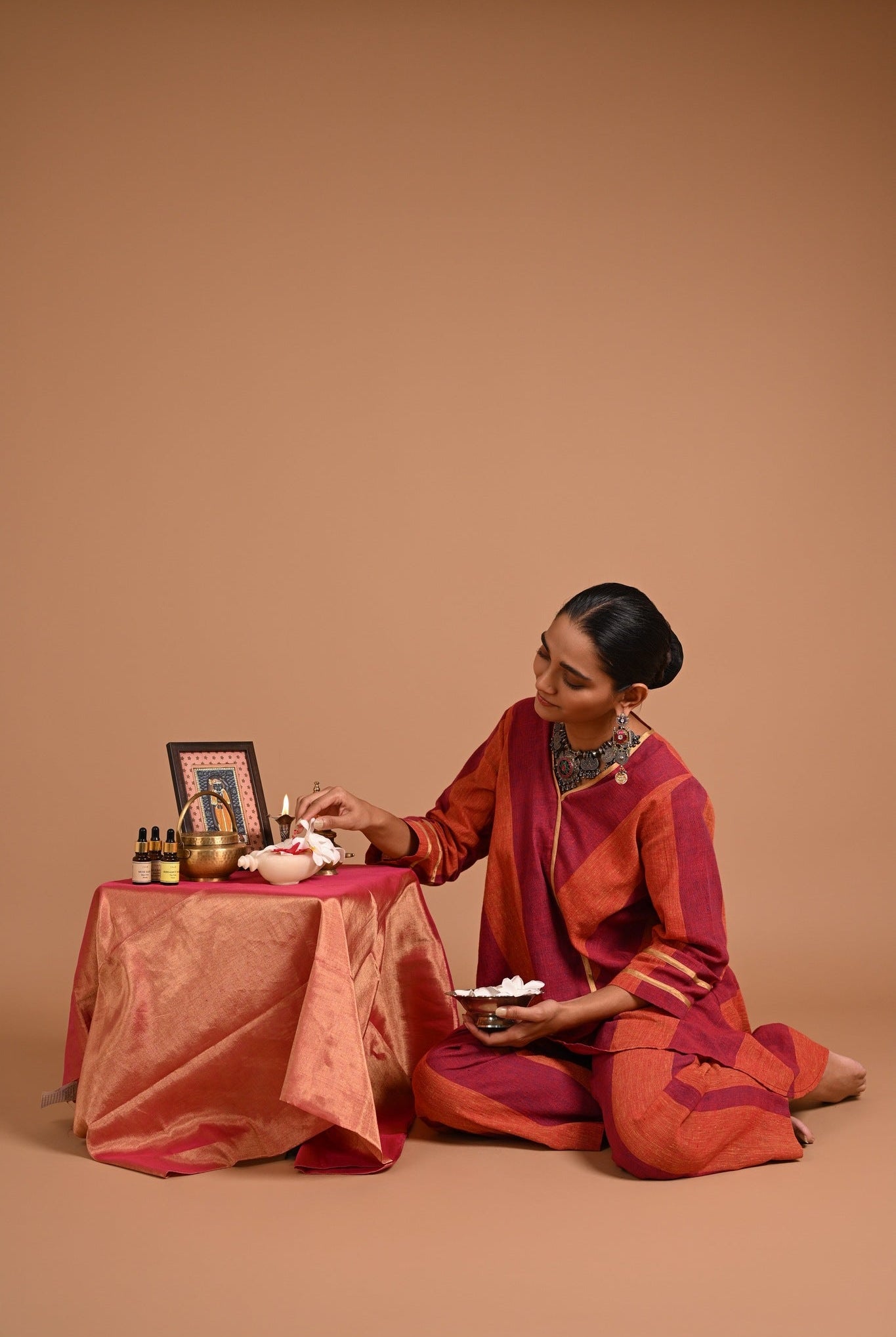 Mehak Tunic in Red - CiceroniTunicsRang by Rajvi