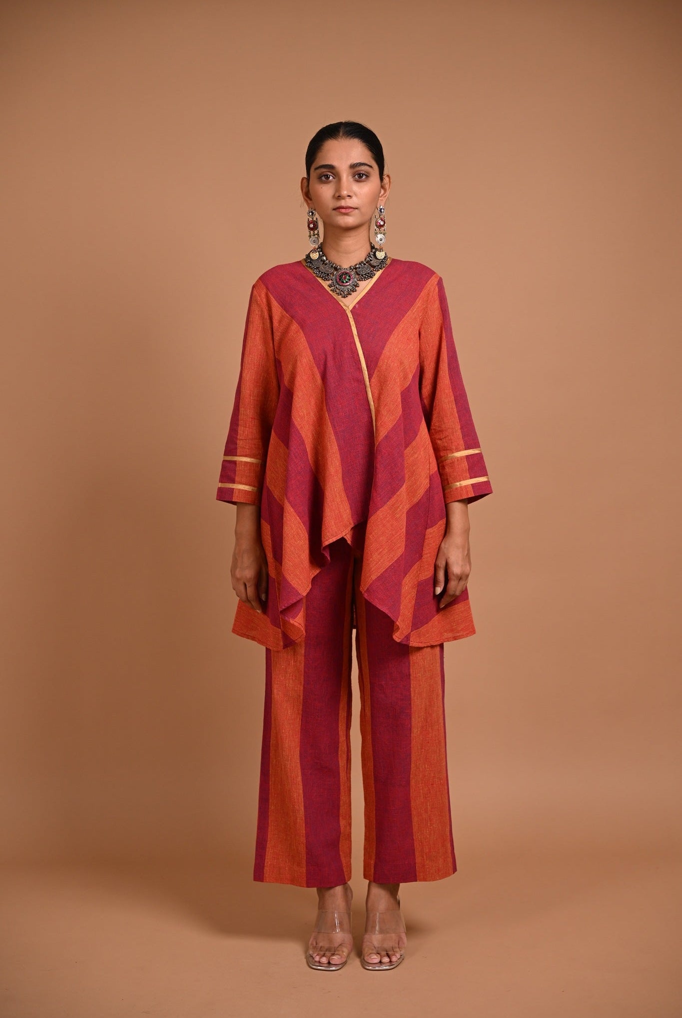Mehak Tunic in Red - CiceroniTunicsRang by Rajvi