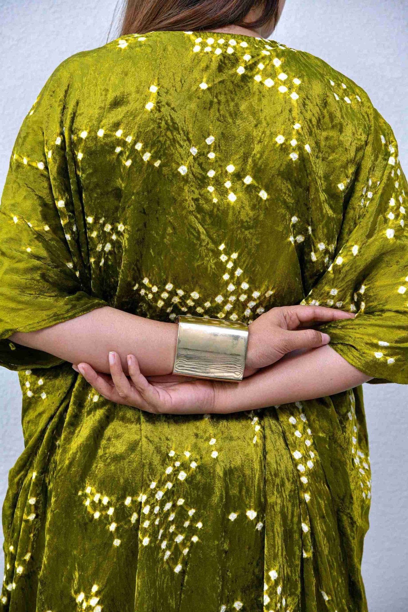 Mehandi Abstract Dress - CiceroniDressesYD Aashiya