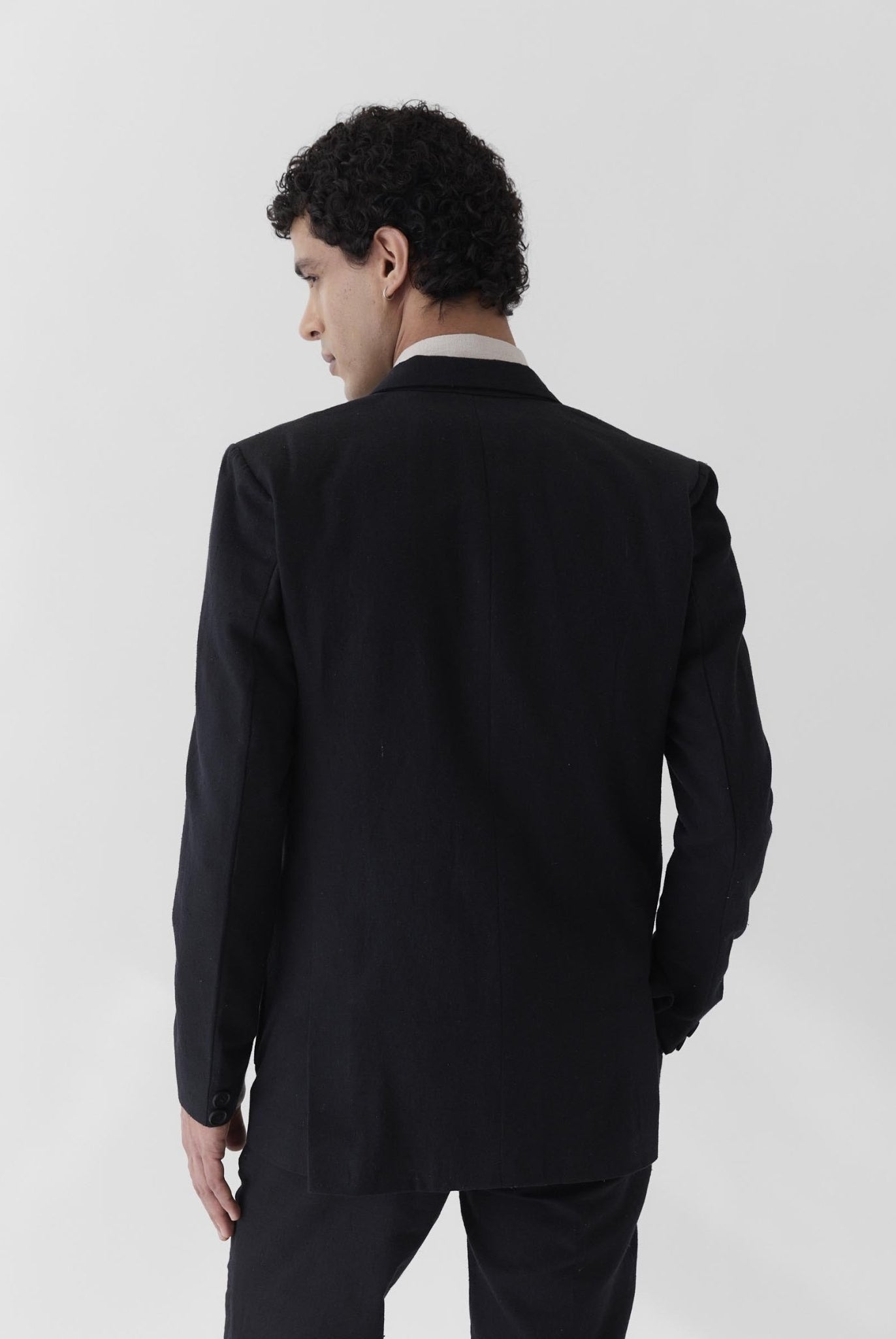 Men's Casual Blazer - Black - CiceroniJacketsMareen