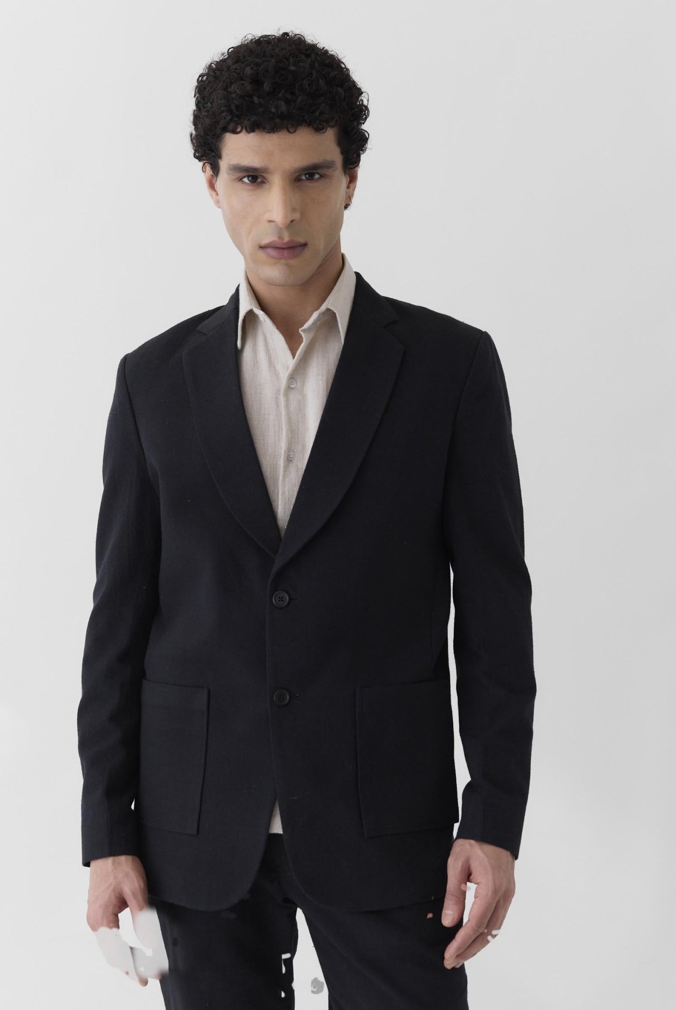 Men's Casual Blazer - Black - CiceroniJacketsMareen