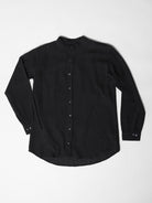 Men's Mandarin Collar Shirt - Black - CiceroniMen ShirtsMareen