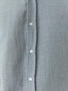 Men's Mandarin Collar Shirt - Greenish Gray - CiceroniMen ShirtsMareen
