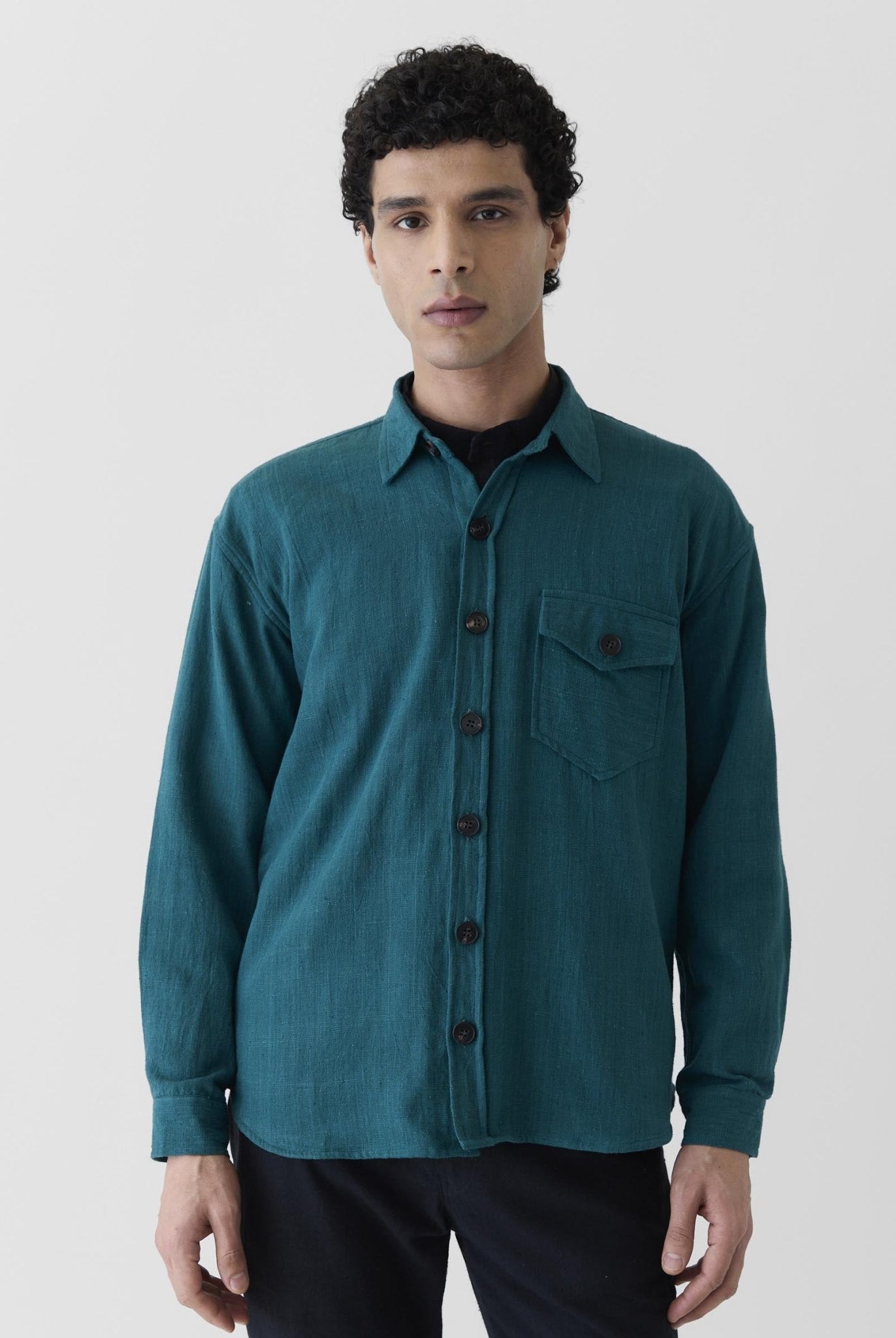 Men's Mono Pocket Jacket - Teal Green - CiceroniJacketsMareen