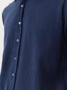 Men's Regular Collar Shirt - Navy Blue - CiceroniMen ShirtsMareen