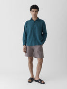 Men's Regular Collar Shirt - Teal Green - CiceroniMen ShirtsMareen