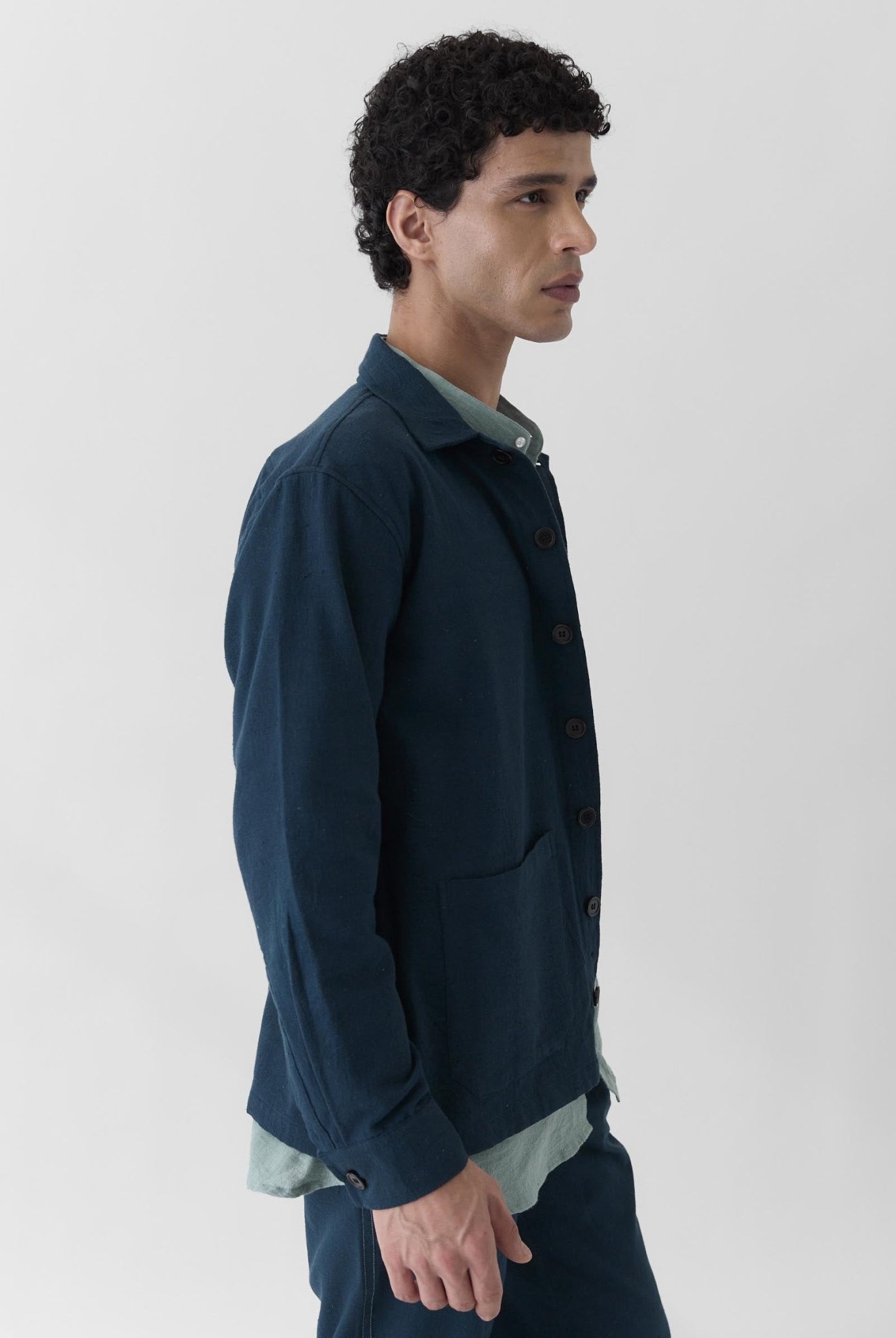 Men's Triple Pocket Jacket - Navy Blue - CiceroniJacketsMareen
