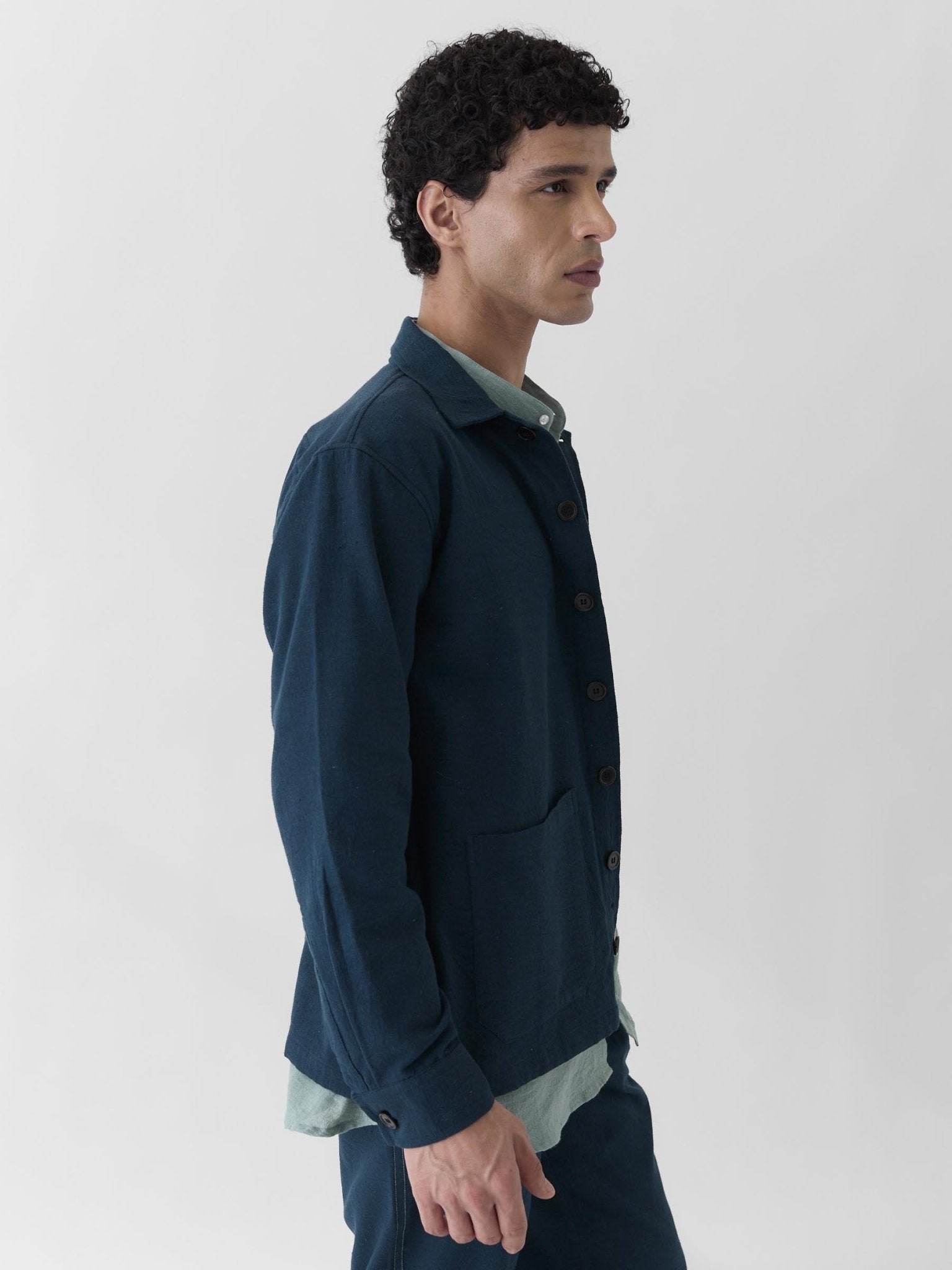 Men's Triple Pocket Jacket - Navy Blue - CiceroniJacketsMareen