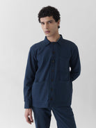 Men's Triple Pocket Jacket - Navy Blue - CiceroniJacketsMareen