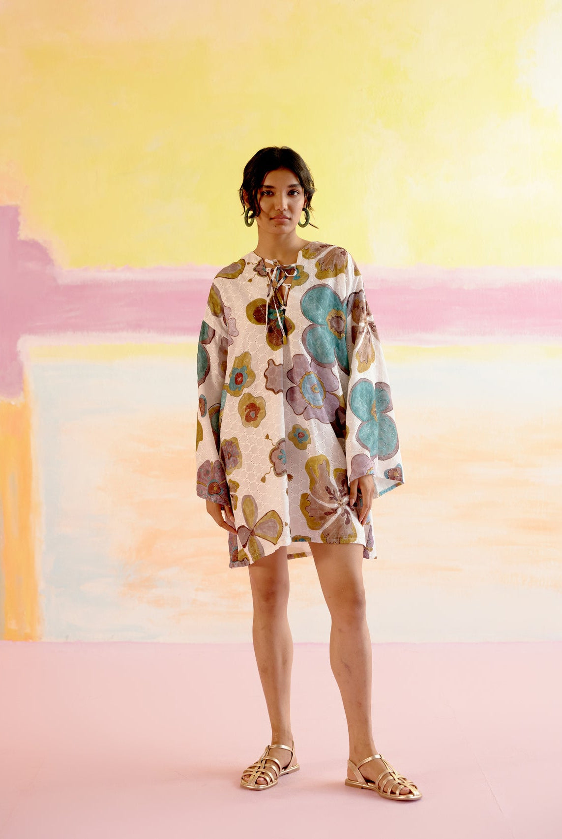 Mexicana Short Oversized Dress - CiceroniDressesHappi Space