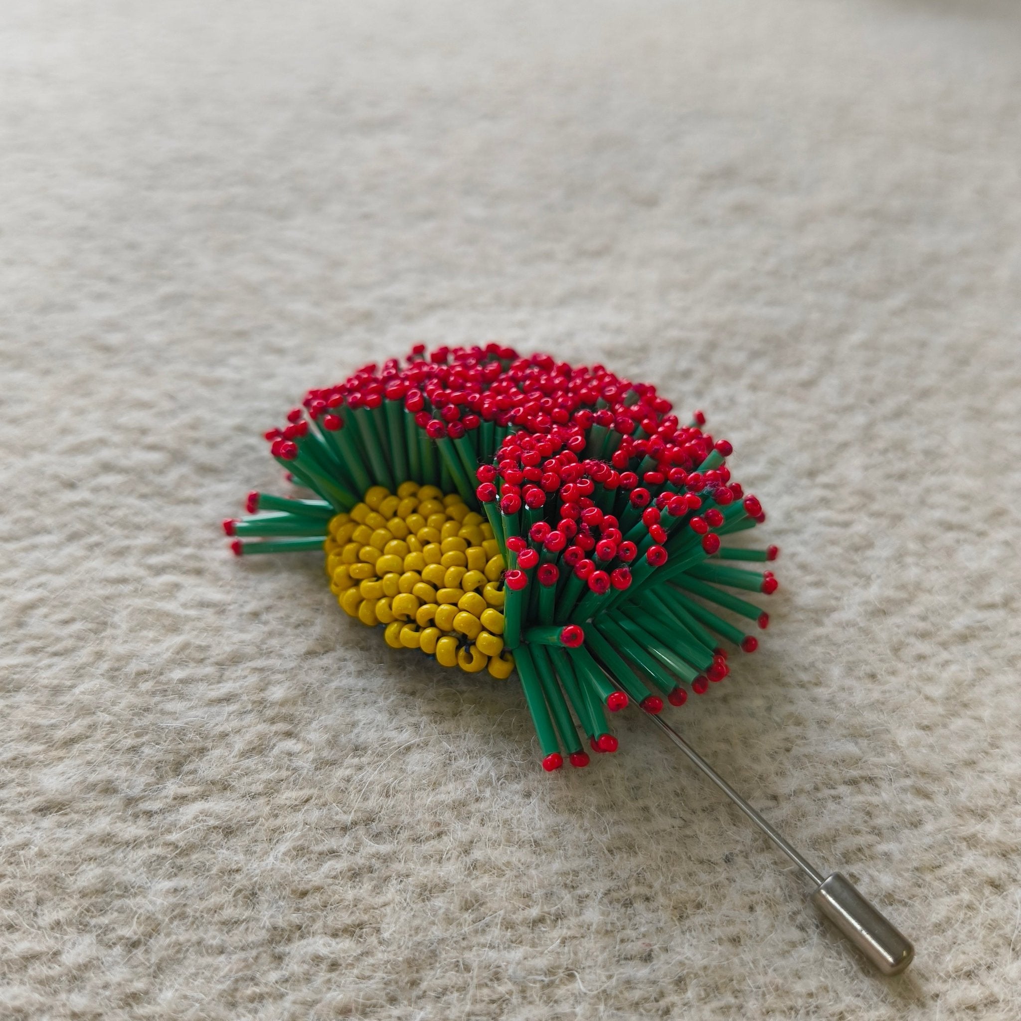 Midnight Bloom Brooch - Dark Green - CiceroniBroochBandish