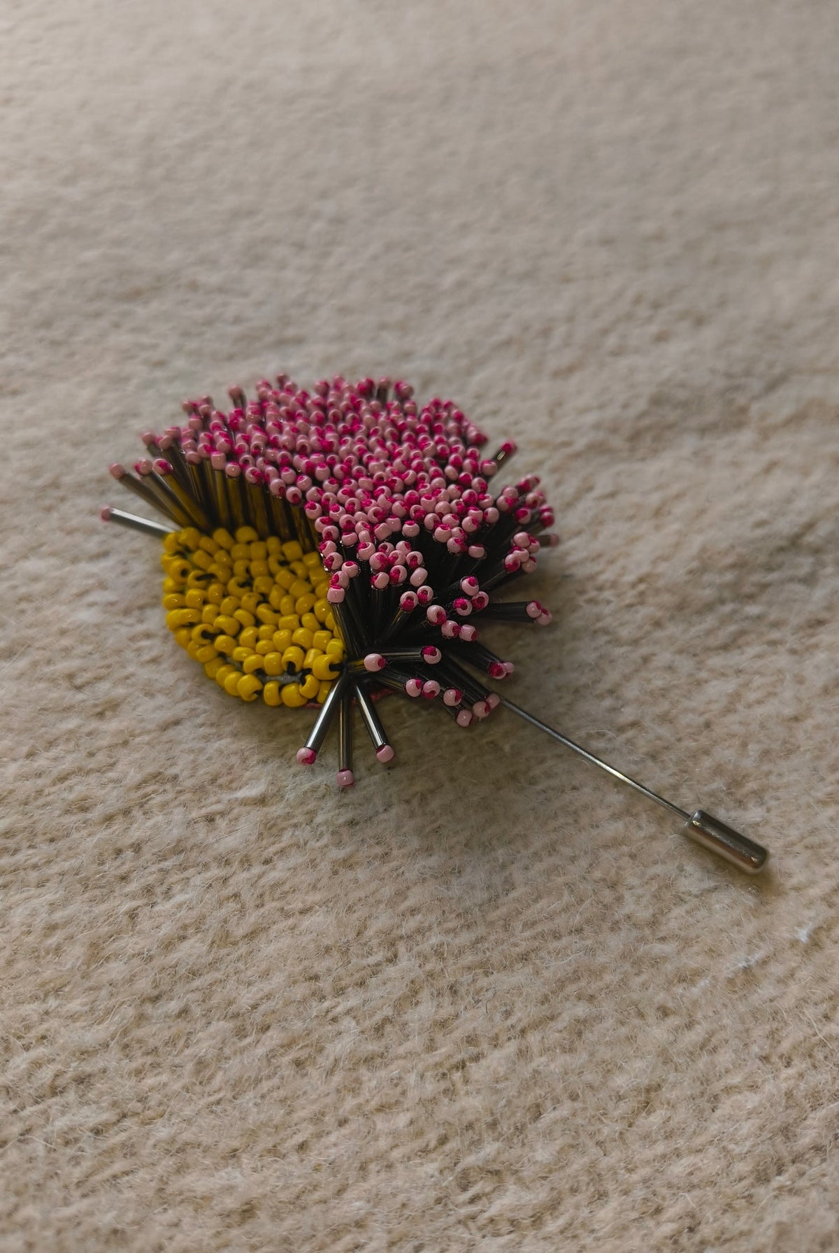 Midnight Bloom Brooch - Light Pink - CiceroniBroochBandish